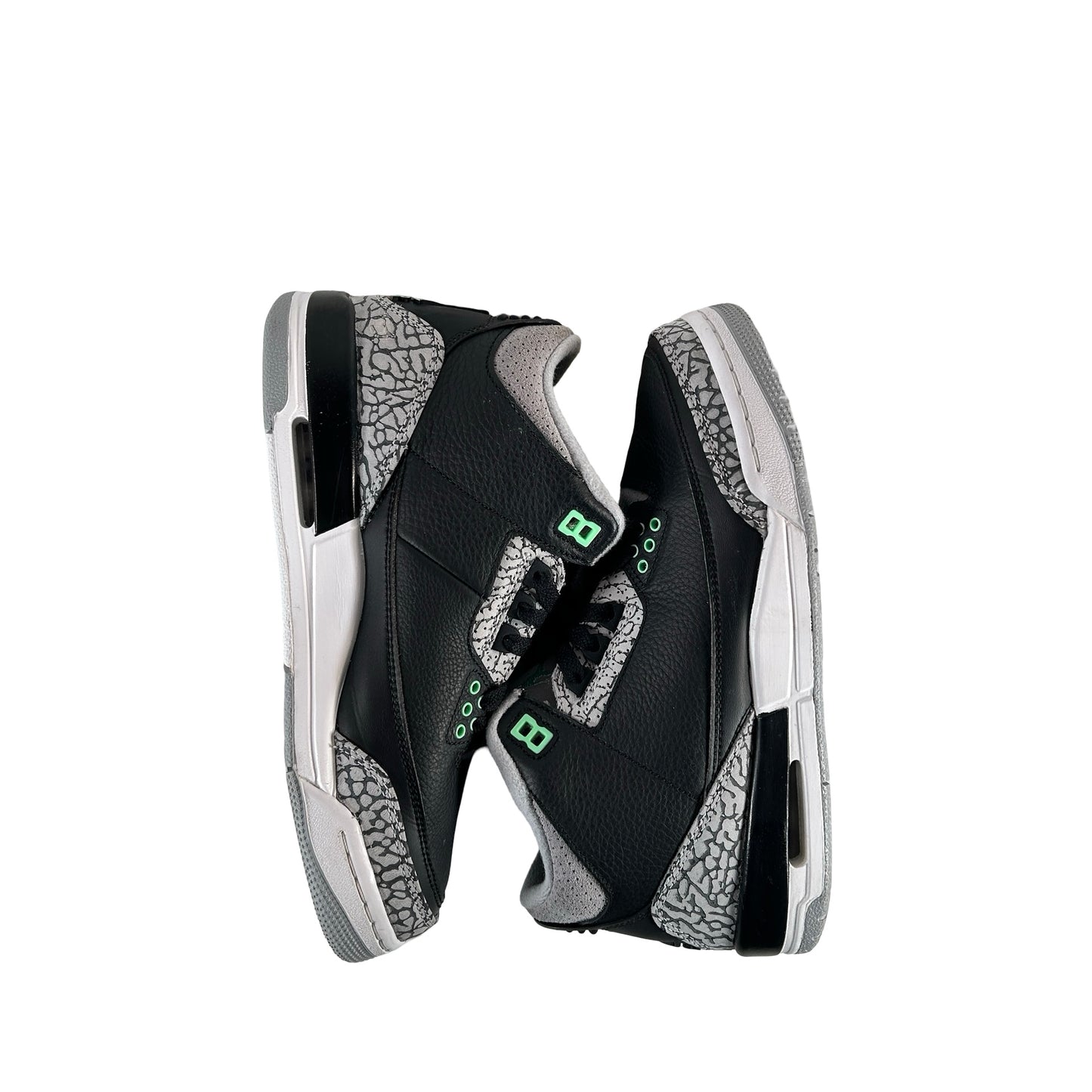 DM0967 031 Jordan 3 Retro Green Glow (GS) [USED] - 6.5 Y (Used)