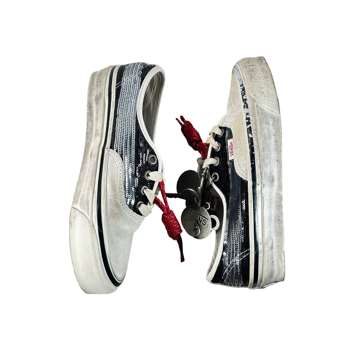 VN000DB8MCG Vans Premium Authentic La Habana Black White [USED] - 3.5 M (Used)