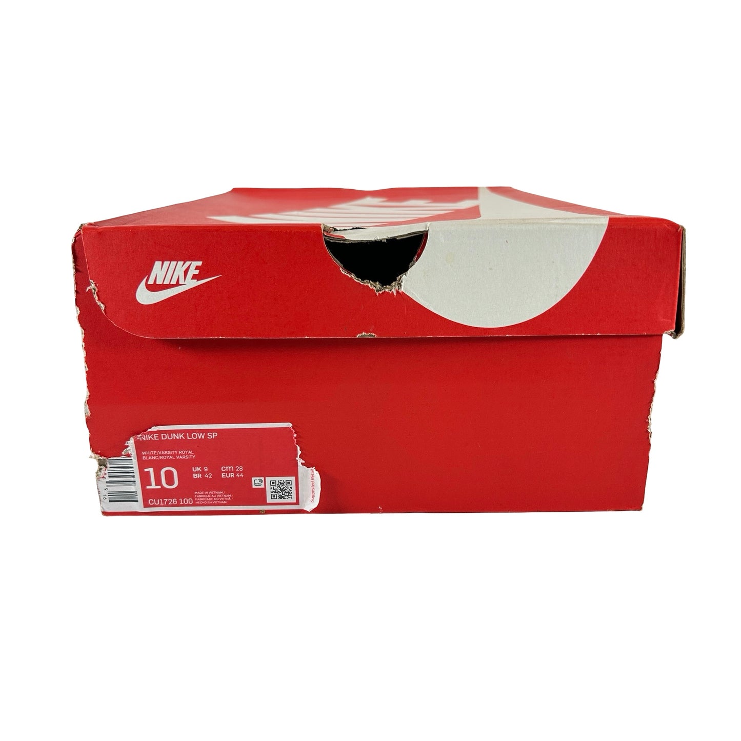 CU1726 100 Nike Dunk Low SP Kentucky [USED] - 10 M (Used)
