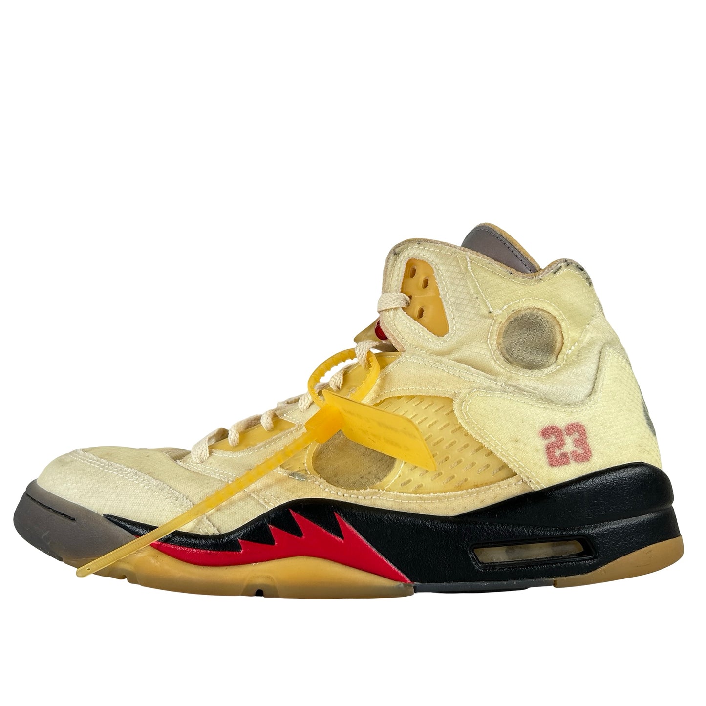DH8565 100 Jordan 5 Off-White Sail [USED] - 12 M (Used2) (No Box2)
