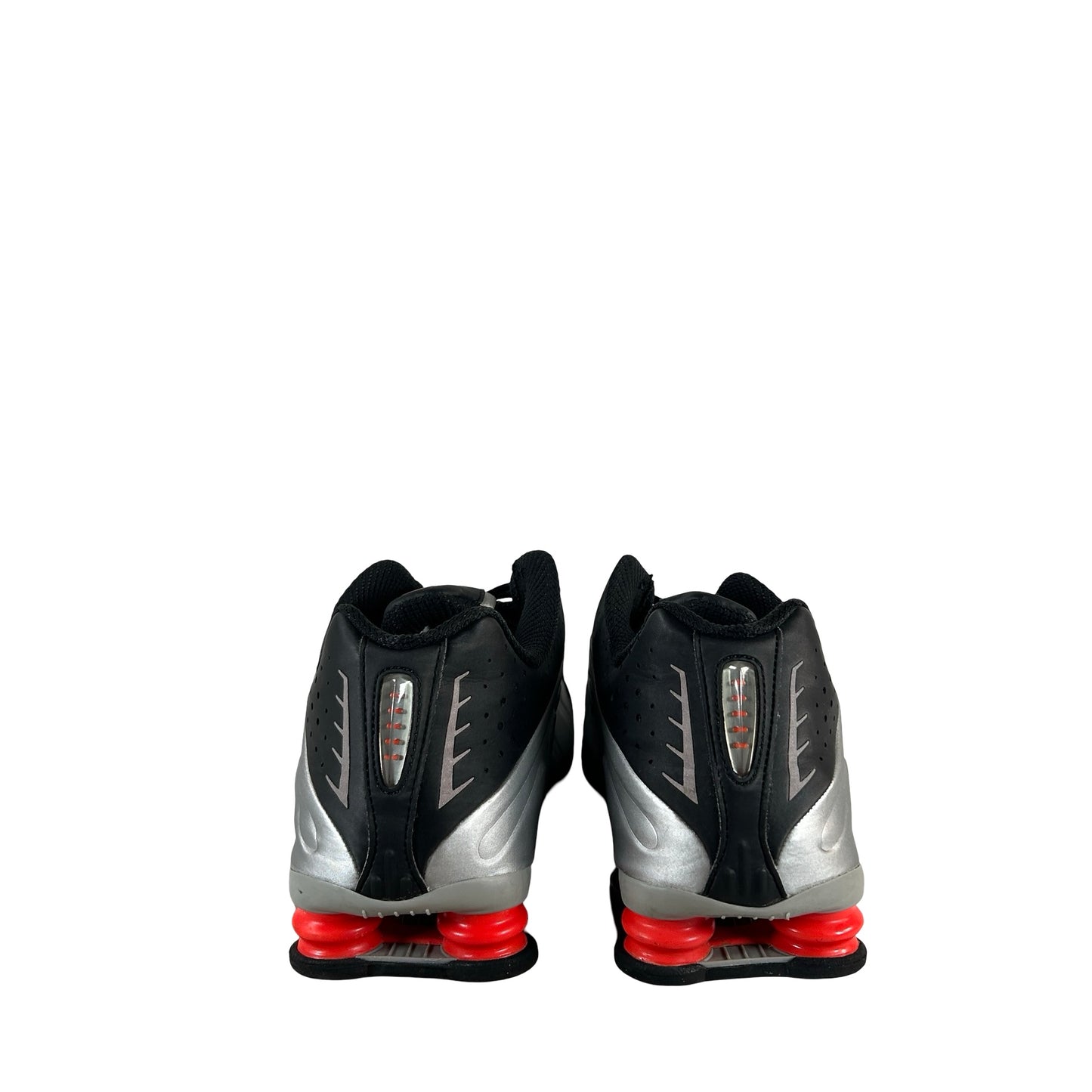 HQ1988 002 Nike Shox R4 Black Metallic Silver (2025) [USED] - 12 M (Used) (No Box)