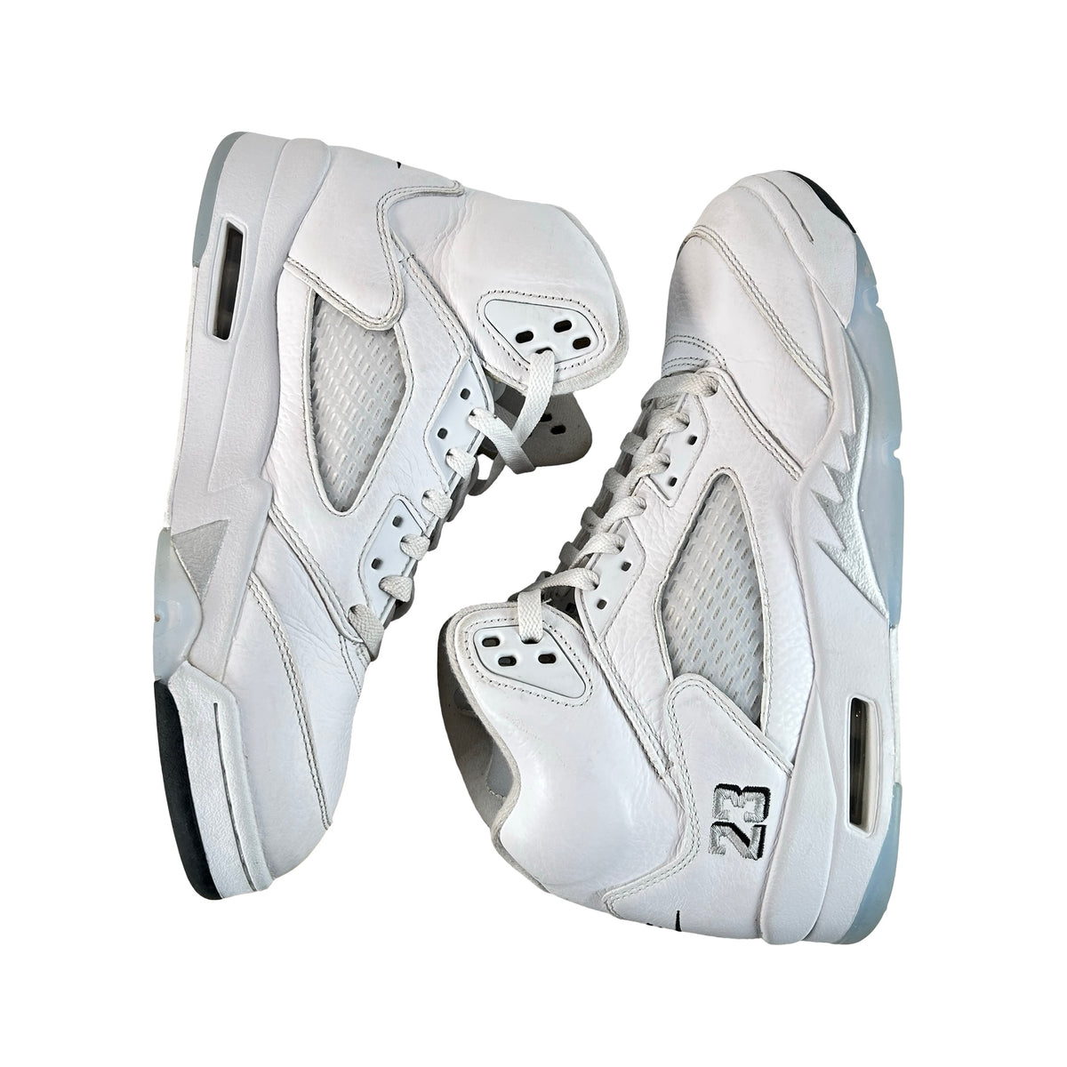 HQ7978 103 Jordan 5 Retro White Metallic (2026) [USED] - 9 M (Used) (No Box)