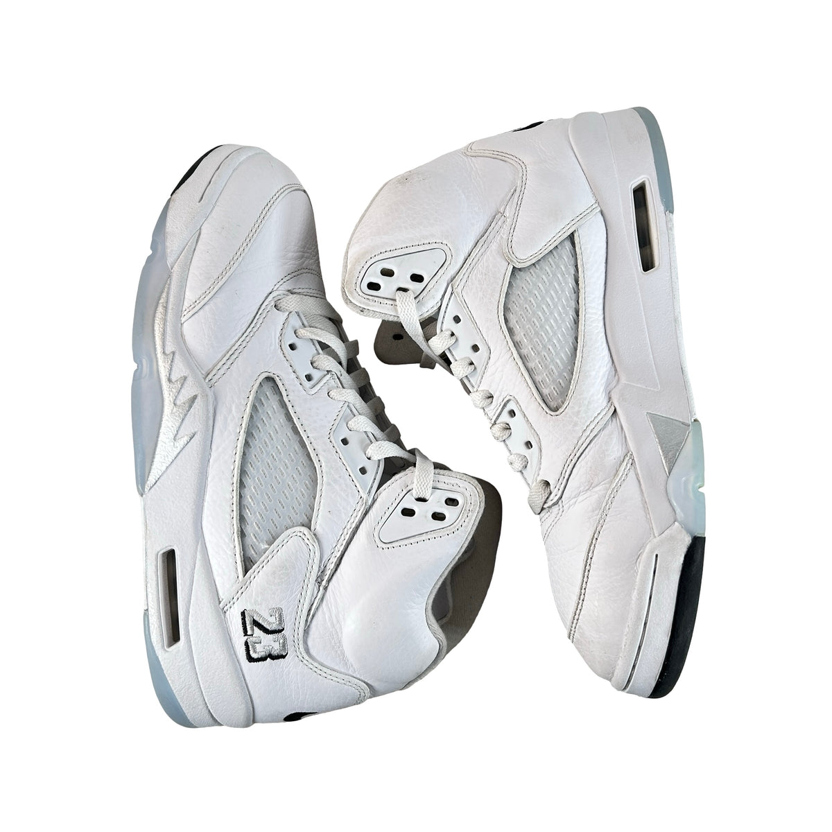 HQ7978 103 Jordan 5 Retro White Metallic (2026) [USED] - 9 M (Used) (No Box)