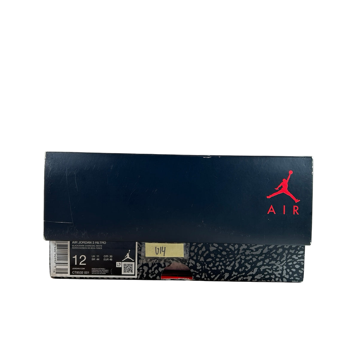 CT8532 001 Jordan 3 Retro Black Cat (2025) [USED] - 12 M (Used14)
