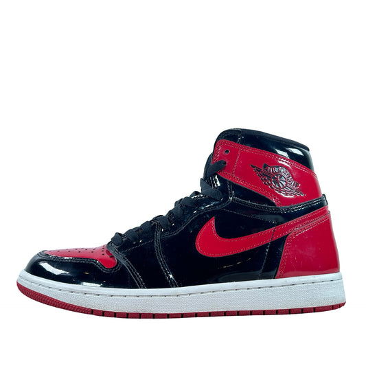 555088 063 Jordan 1 Retro High OG Patent Bred [USED] - 10 M (Used9)