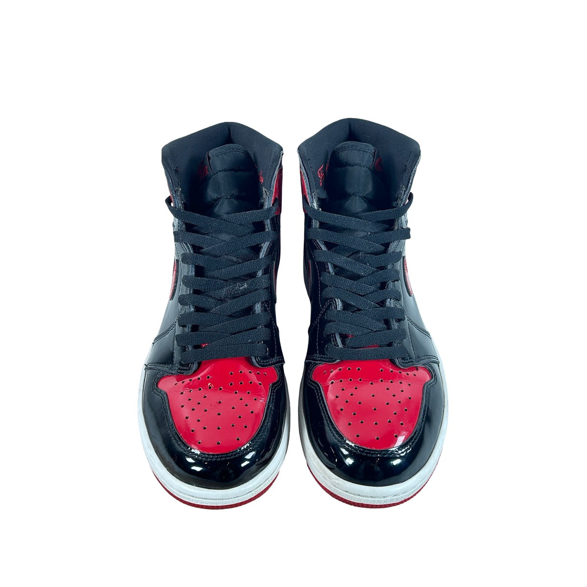 555088 063 Jordan 1 Retro High OG Patent Bred [USED] - 10 M (Used9)