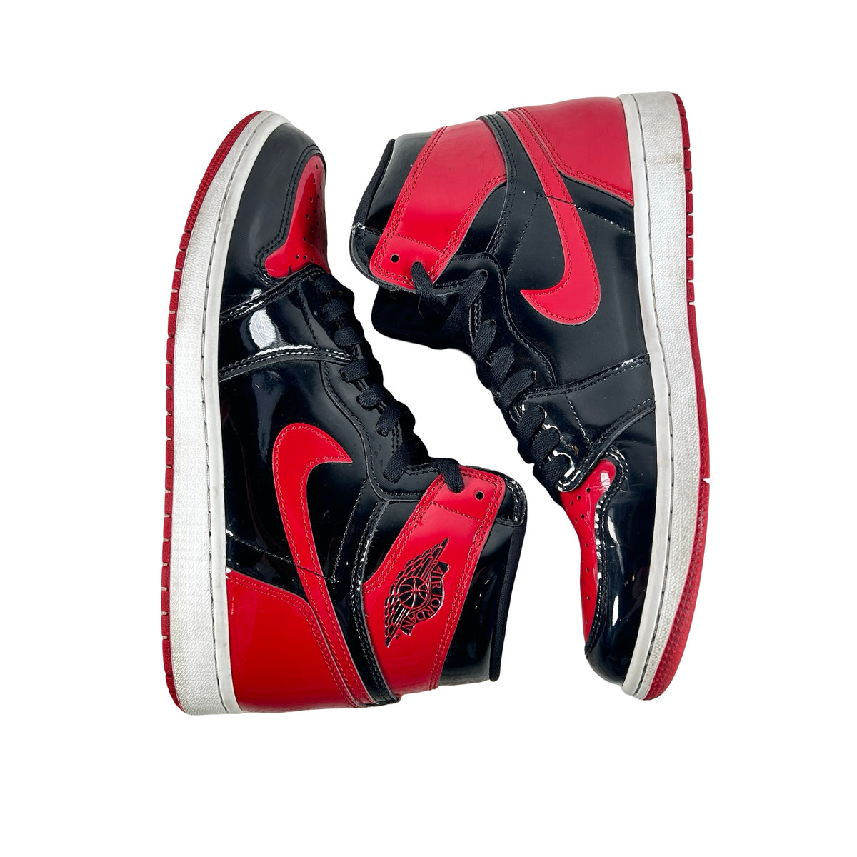 555088 063 Jordan 1 Retro High OG Patent Bred [USED] - 10 M (Used9)