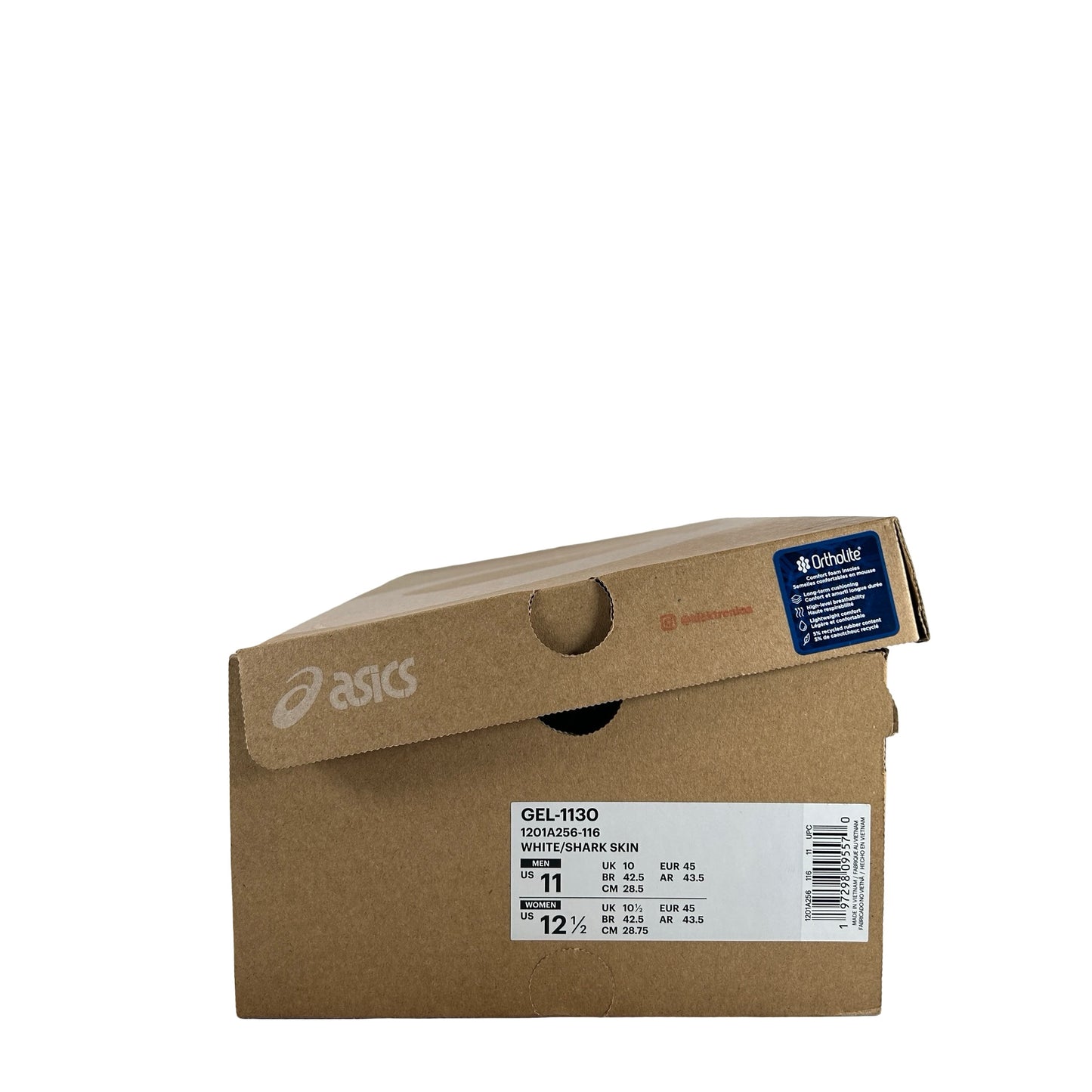 1201A256 116 ASICS Gel-1130 White Shark Skin [USED] - 11 M (Used)
