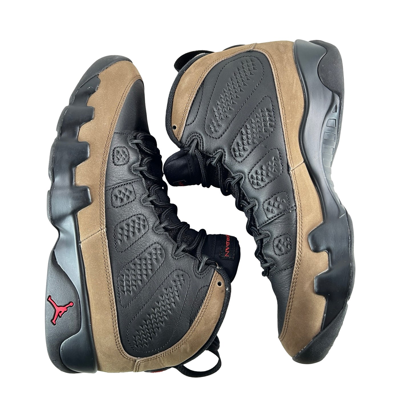 HV4794 030 Air Jordan 9 Retro Olive (2024) [USED] - 9.5 M (Used3) (No Box3)