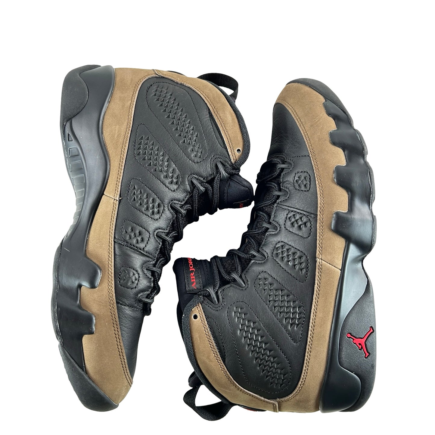 HV4794 030 Air Jordan 9 Retro Olive (2024) [USED] - 9.5 M (Used3) (No Box3)