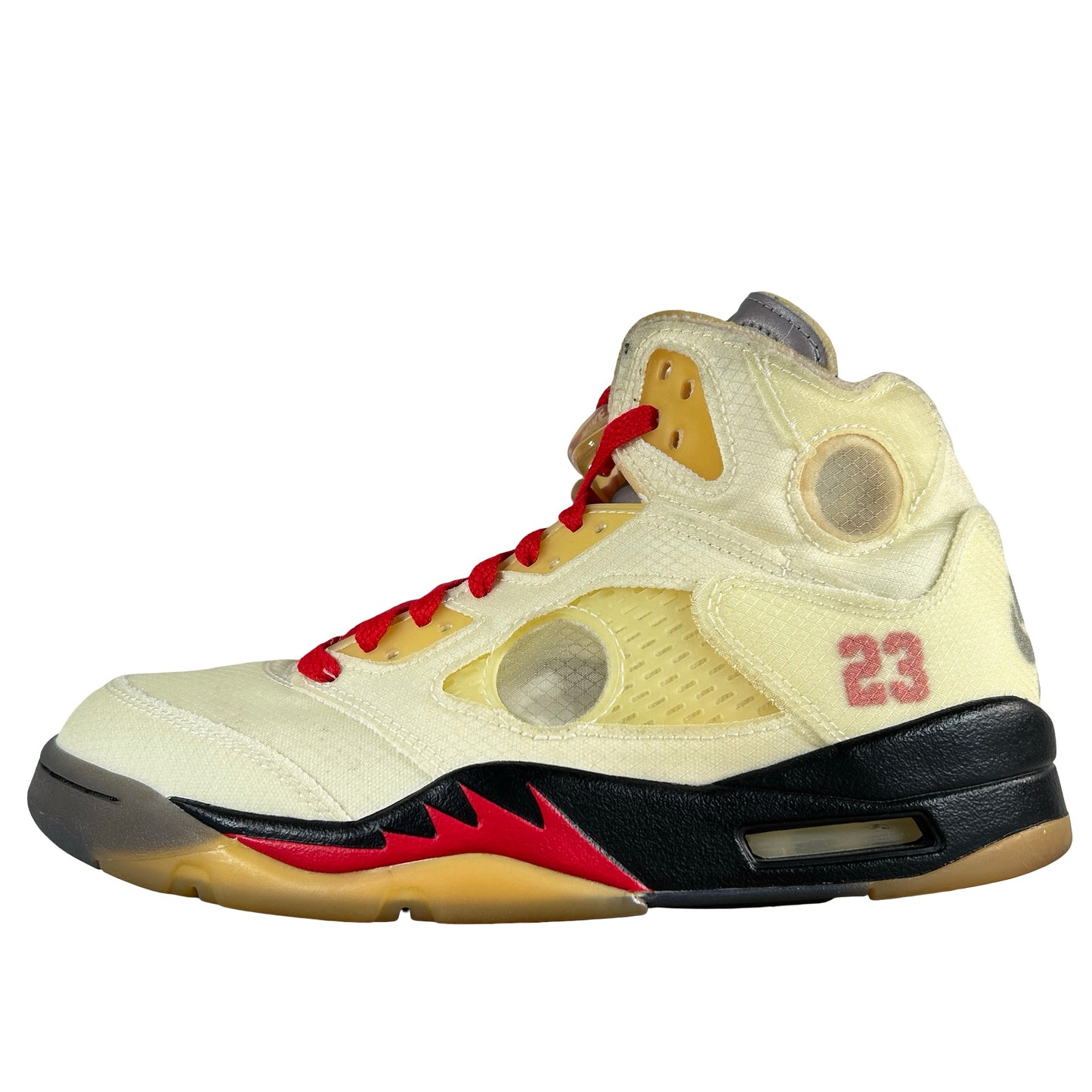 DH8565 100 Jordan 5 Off-White Sail [USED] - 8 M (Used2) (No Box2)