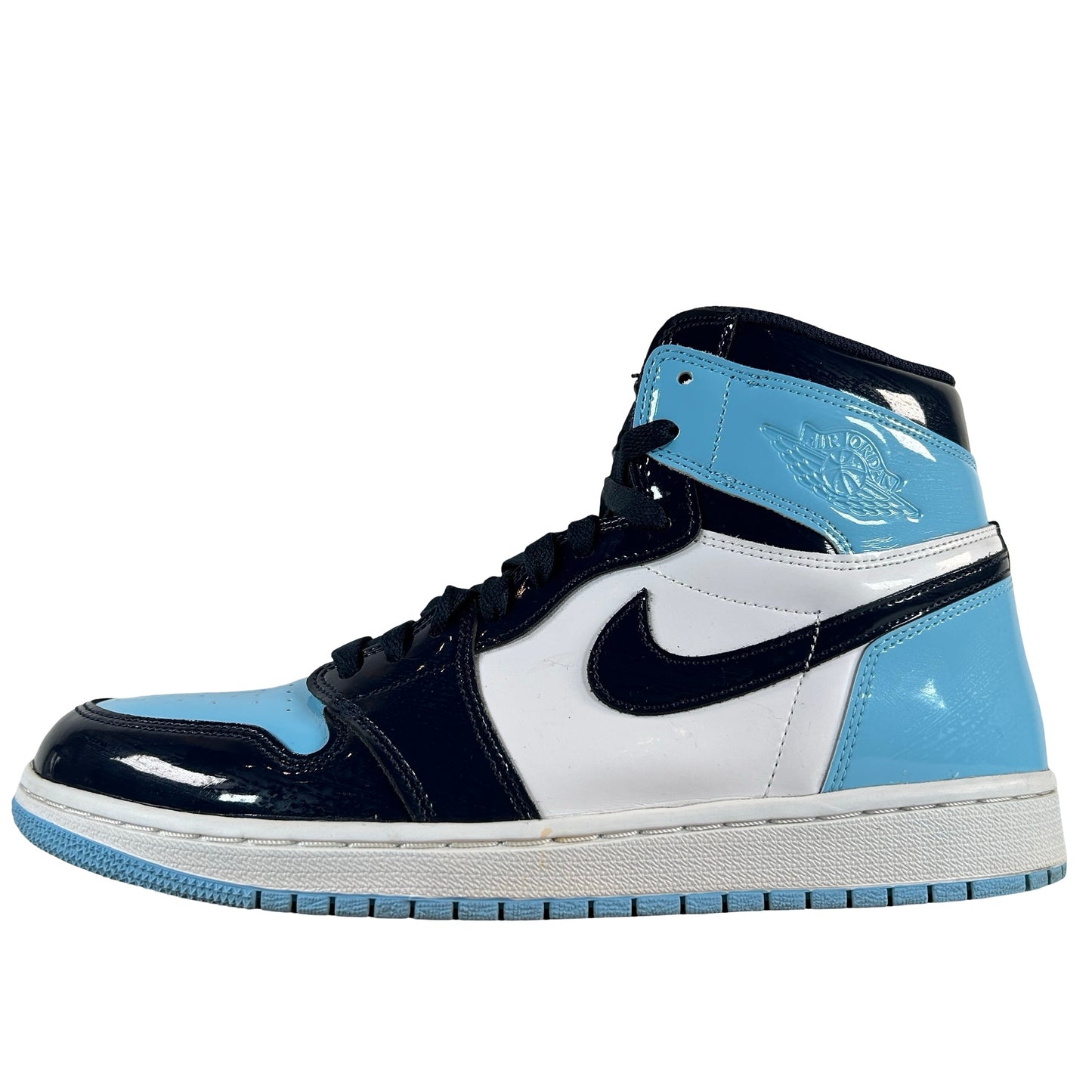 CD0461 401 Jordan 1 Retro High UNC Patent (Women's) [USED] - 11 W (Used)