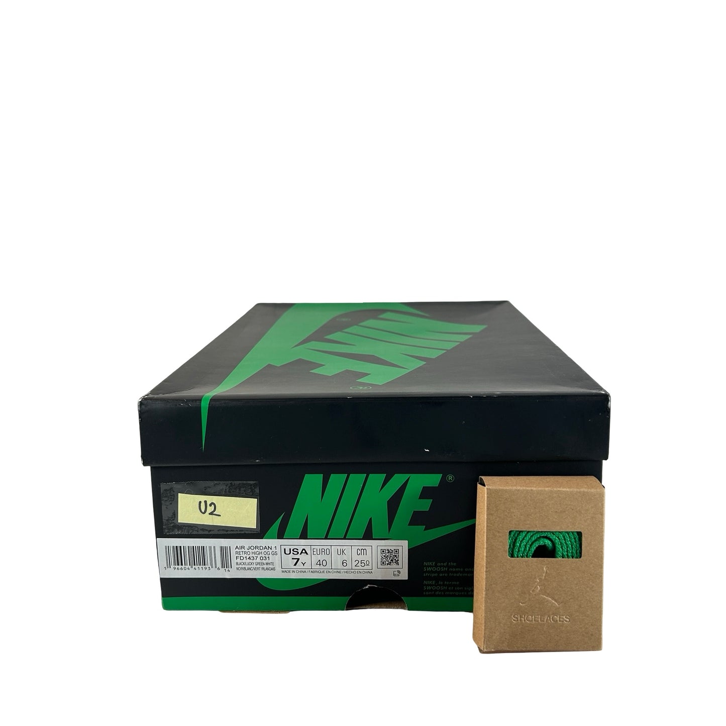 FD1437 031 Jordan 1 Retro High OG Lucky Green (GS) [USED] - 7 Y (Used2)