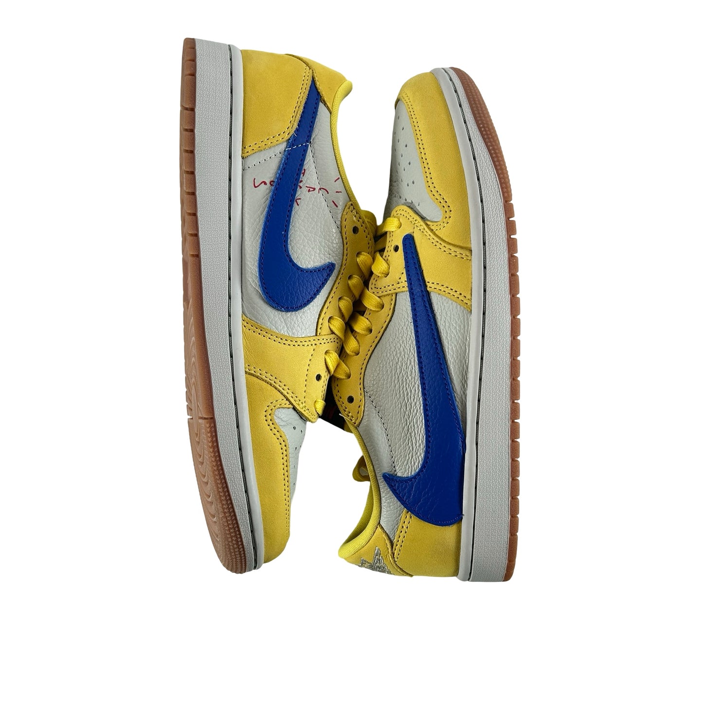 DZ4137 700 Jordan 1 Retro Low OG SP Travis Scott Canary (Women's) [USED] - 9 W (Used3)