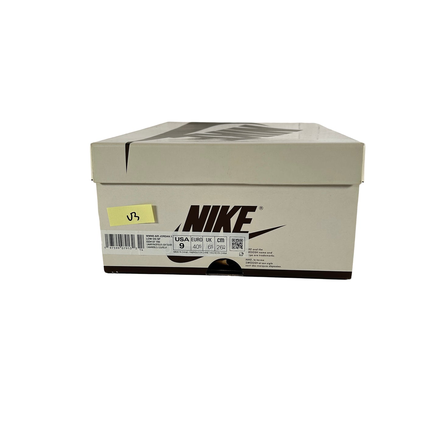 DZ4137 700 Jordan 1 Retro Low OG SP Travis Scott Canary (Women's) [USED] - 9 W (Used3)