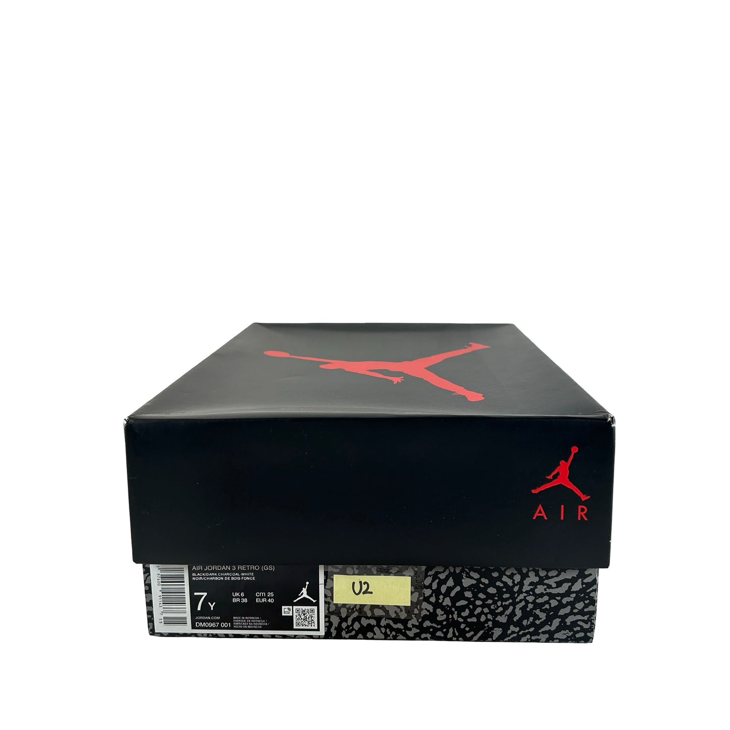 DM0967 001 Jordan 3 Retro Black Cat (2025) (GS) [USED] - 7 Y (Used2)