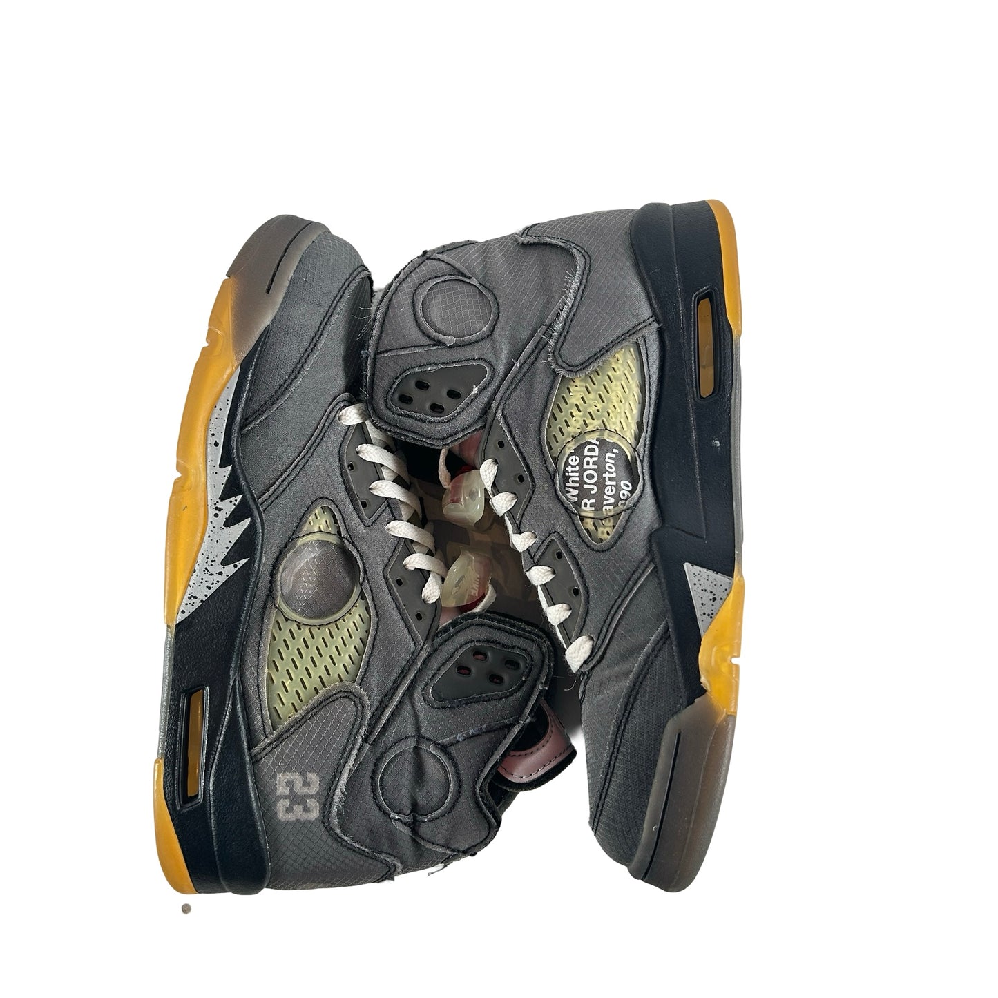 CT8480 001 Jordan 5 Off-White Black [USED] - 10 M (VNDS)