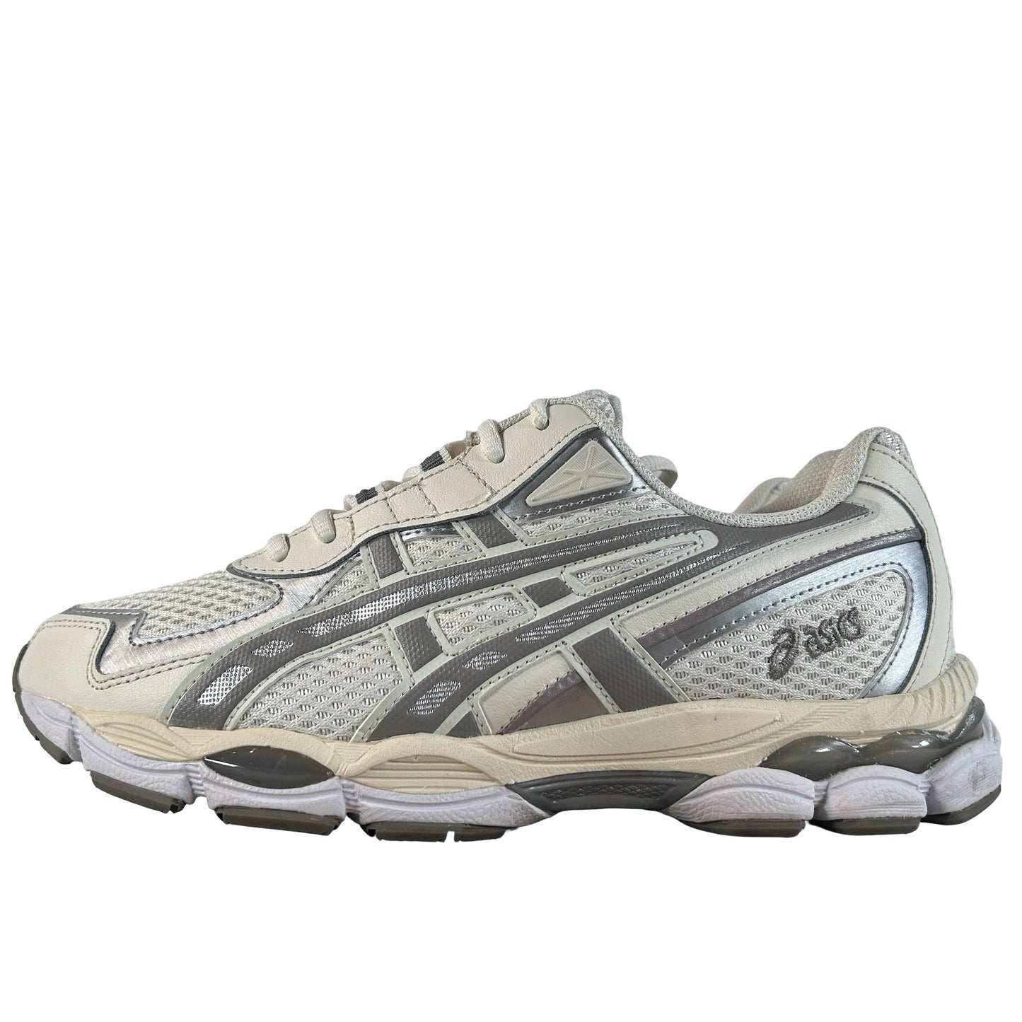 1203A542 250 ASICS Gel-NYC 2055 Cream Steel [USED] - 7 M (Used)