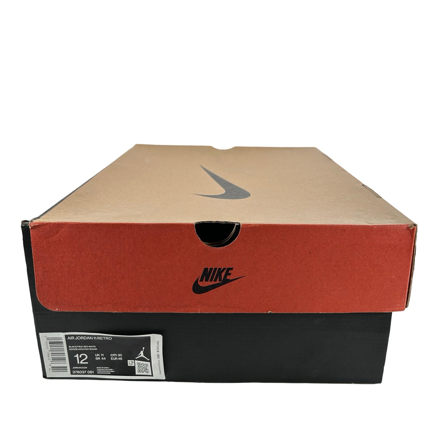 378037 061 Jordan 11 Retro Playoffs Bred (2019) [USED] - 12 M (Used)