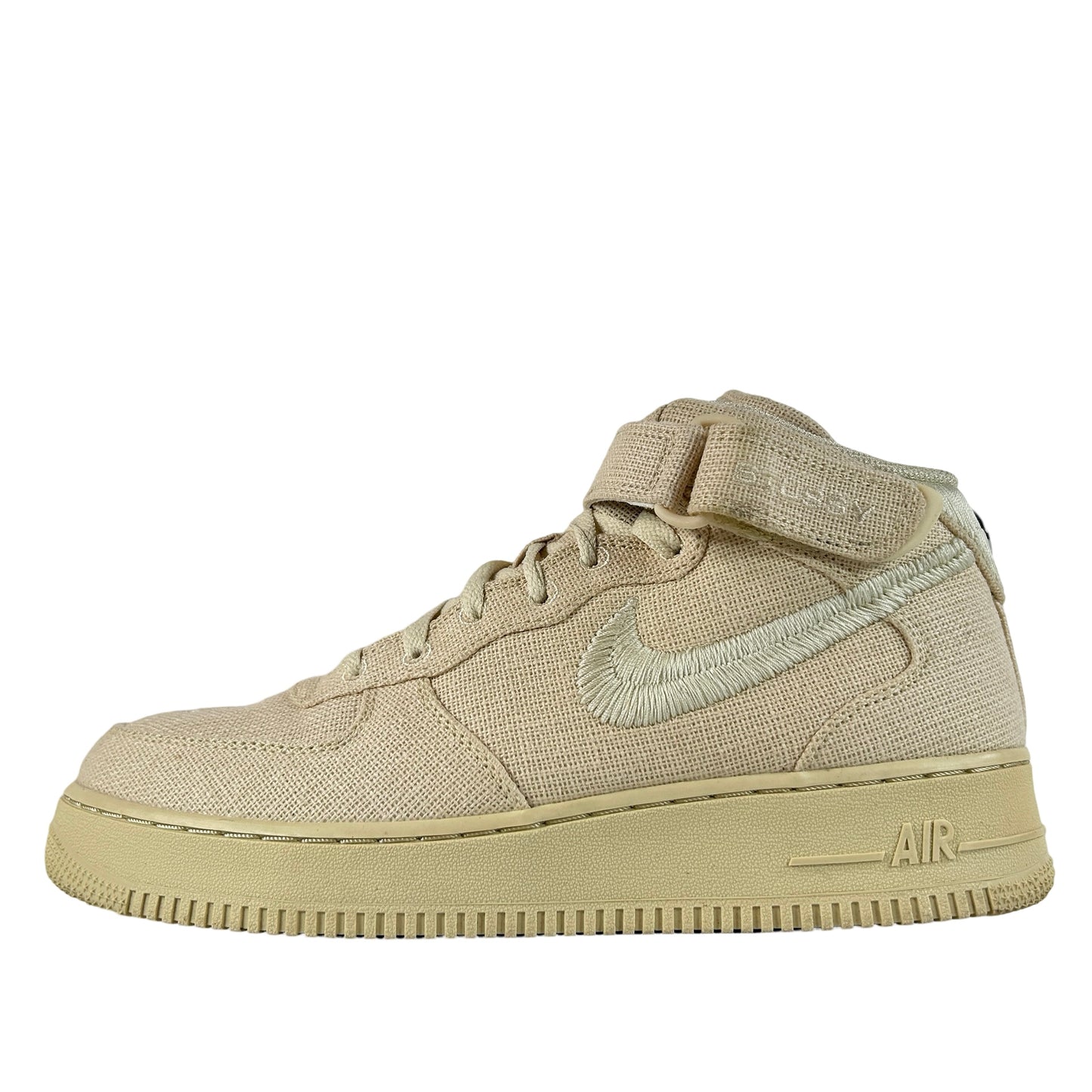DJ7841 200 Nike Air Force 1 Mid Stussy Fossil [USED] - 9.5 M (Used)