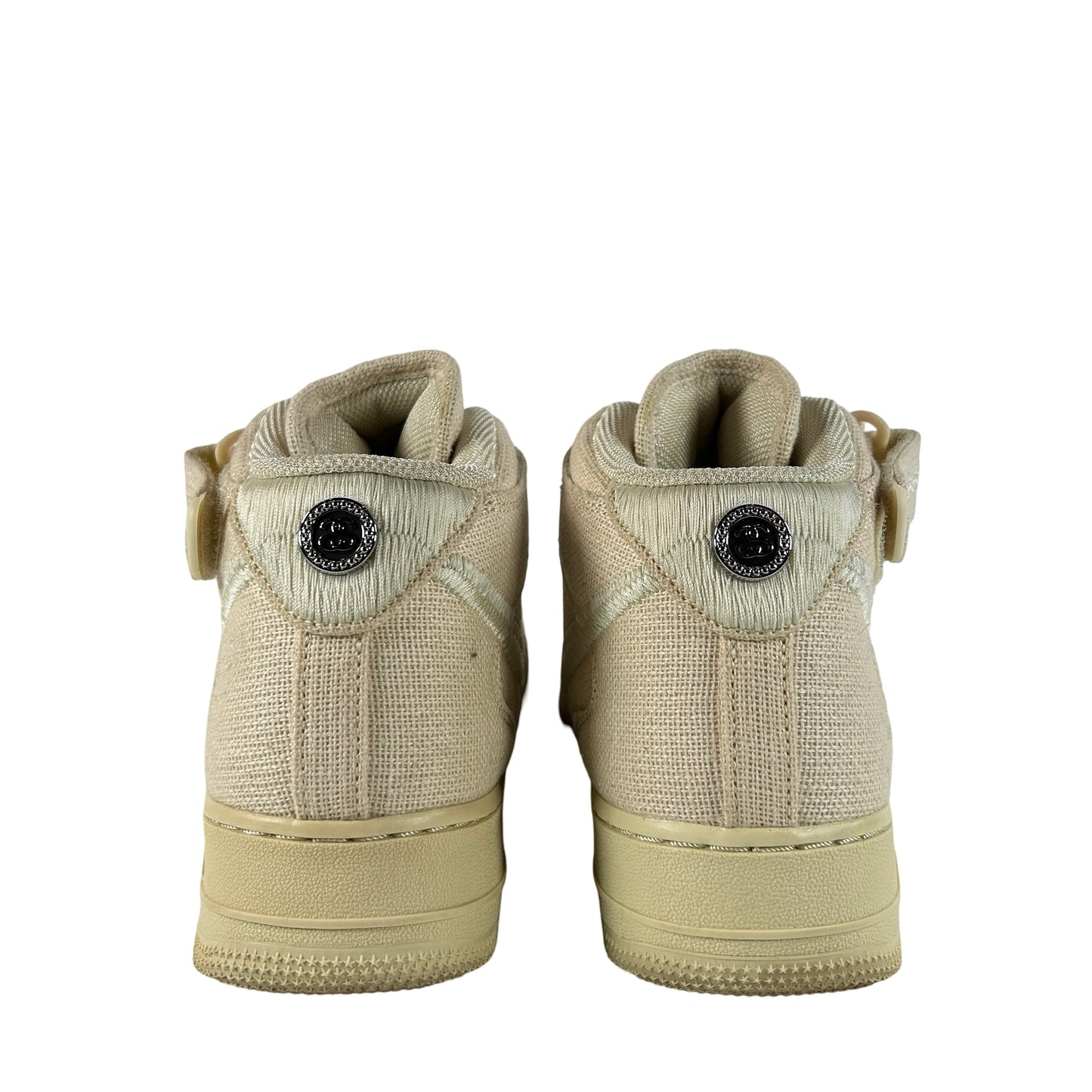 DJ7841 200 Nike Air Force 1 Mid Stussy Fossil [USED] - 9.5 M (Used)