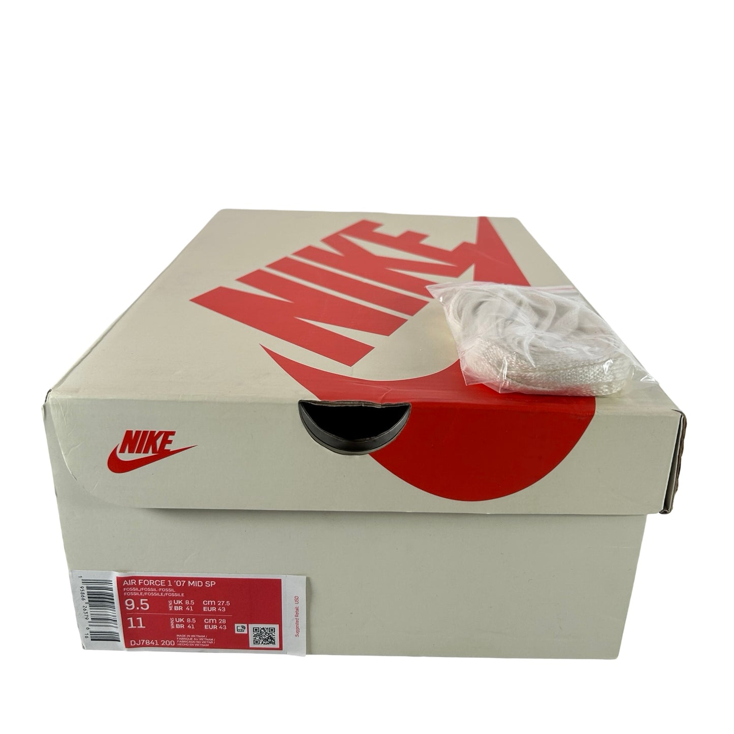 DJ7841 200 Nike Air Force 1 Mid Stussy Fossil [USED] - 9.5 M (Used)