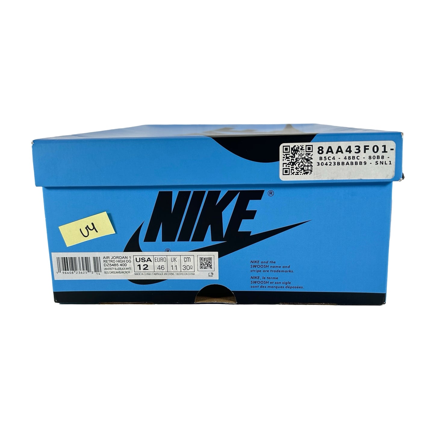 DZ5485 400 Jordan 1 Retro High OG UNC Toe [USED] - 12 M (Used4)