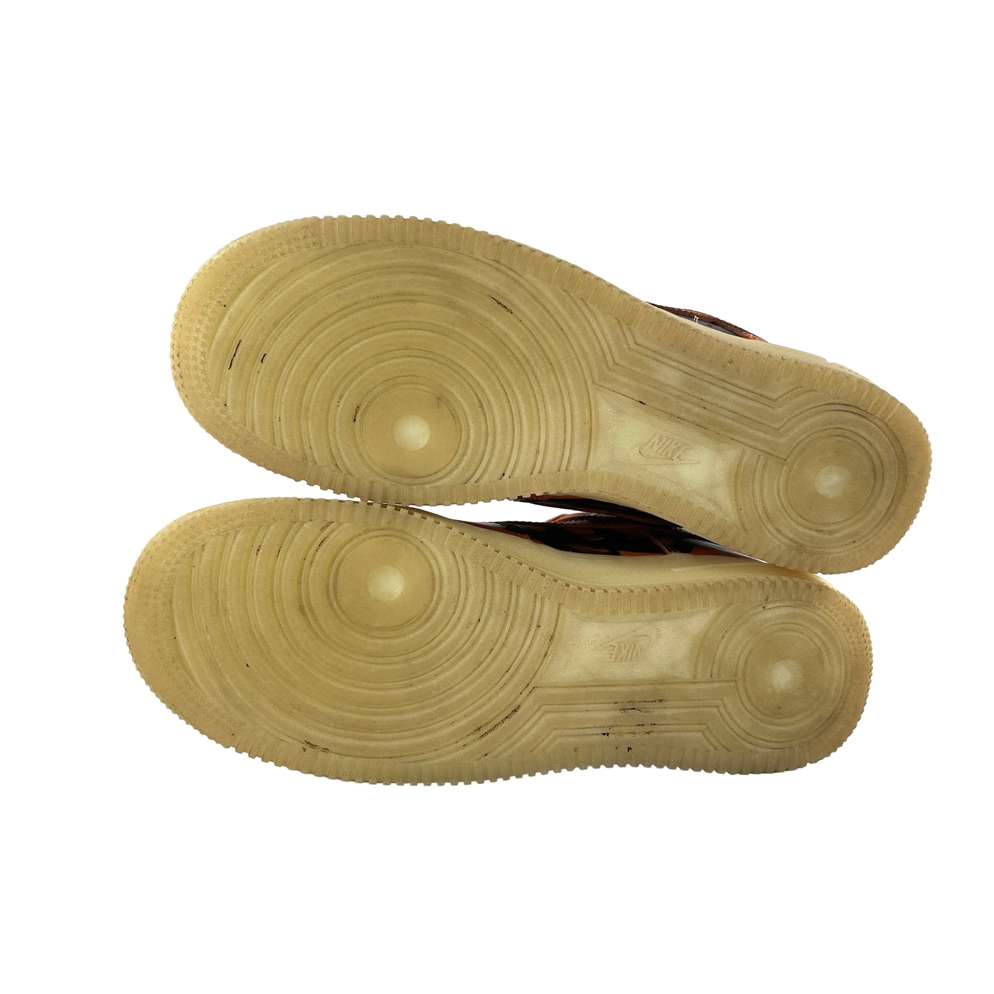 CU8067 800 Nike Air Force 1 Low Orange Skeleton Halloween [USED] - 8 M (Used) (Replace Box) (No Insoles)