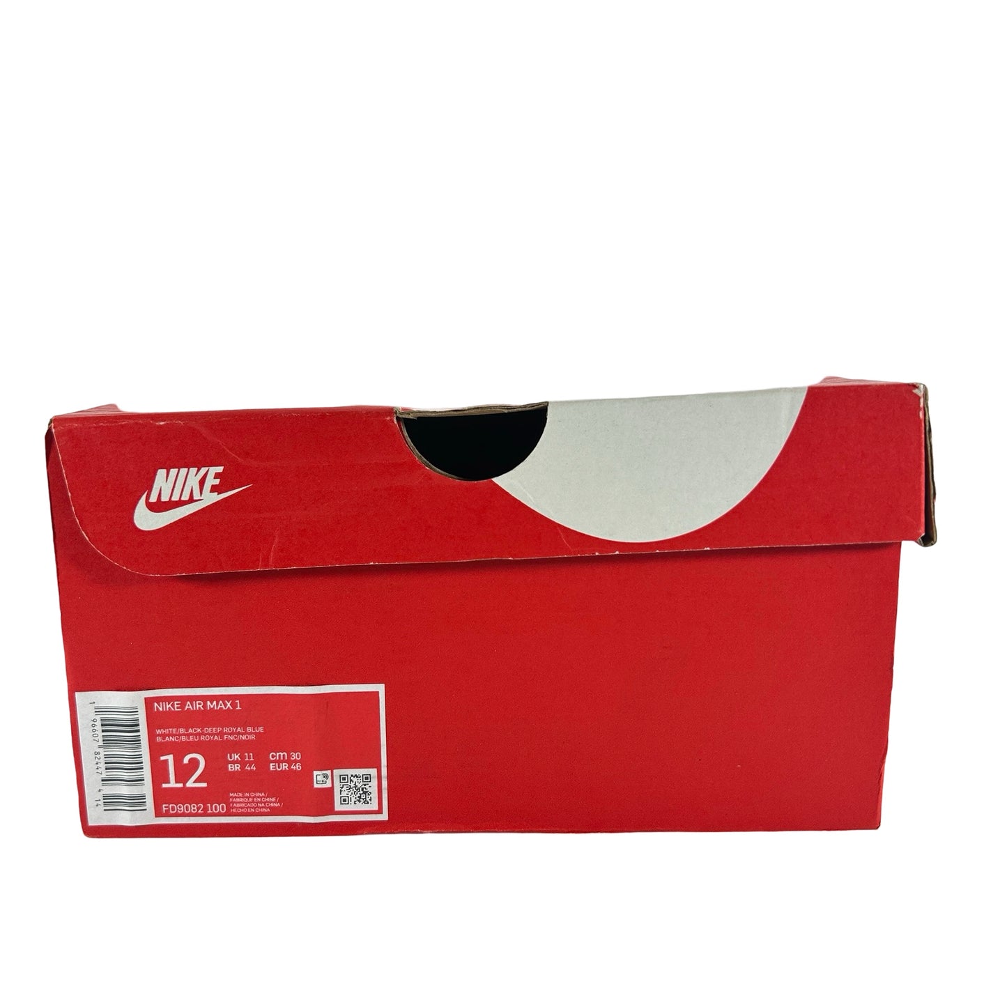 FD9082 100 Nike Air Max 1 Deep Royal Blue [USED] - 12 M (Used)