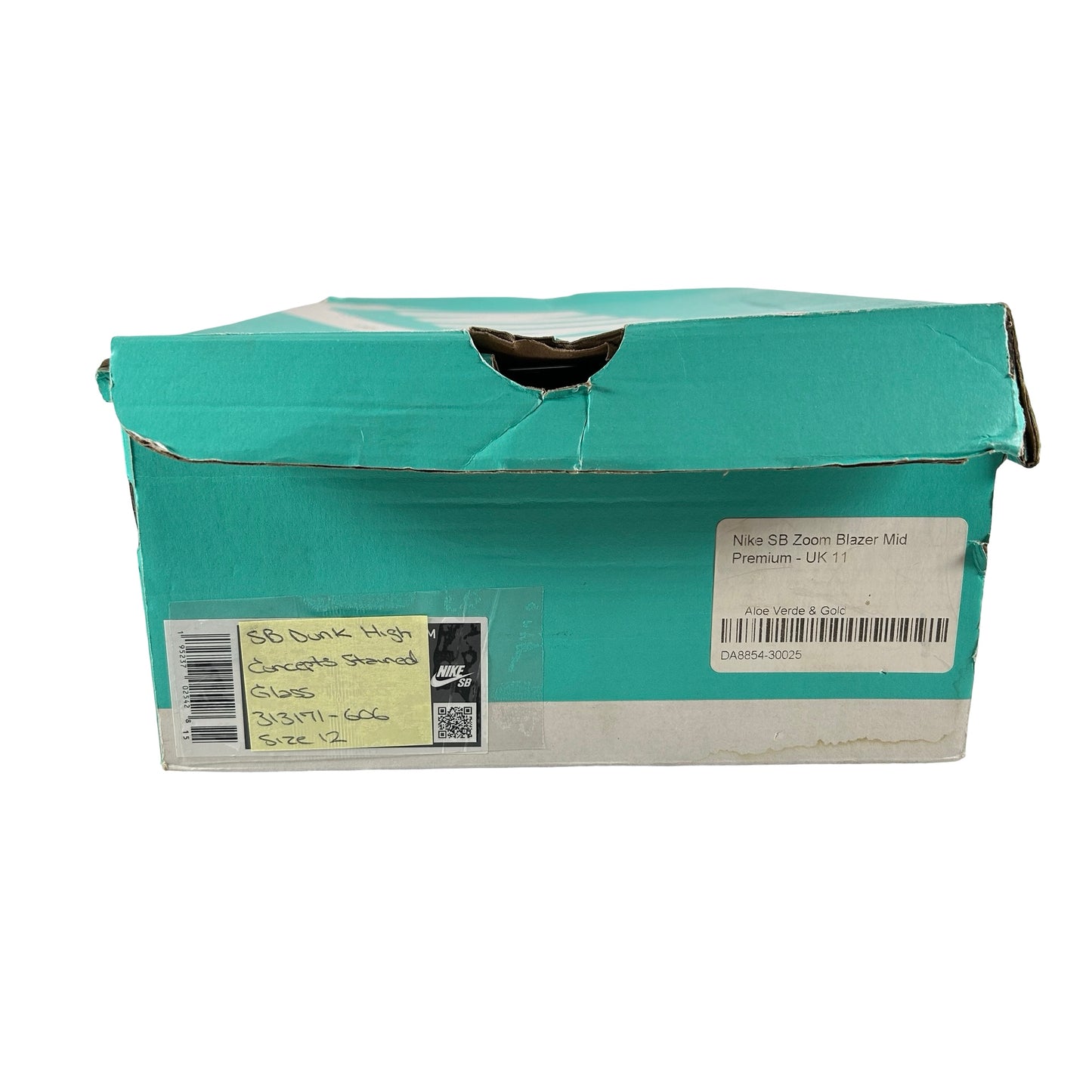 313171 606 Nike SB Dunk High Concepts Stained Glass [USED] - 12 M (Used) (Replace Box)