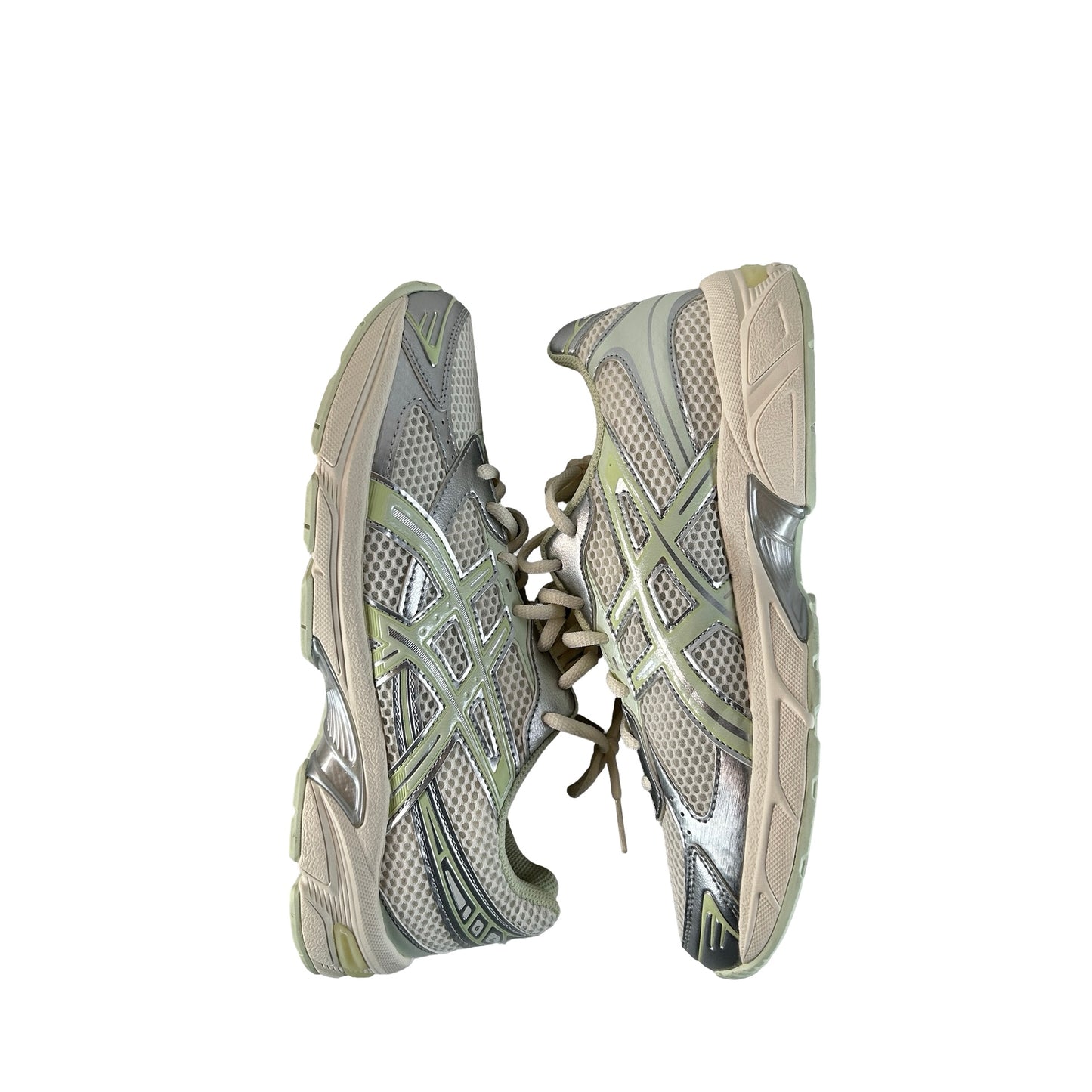 1202A505 101 ASICS Gel-1130 Silver Pack Green (Women's) [USED] - 8.5 W / 7 M (Used)