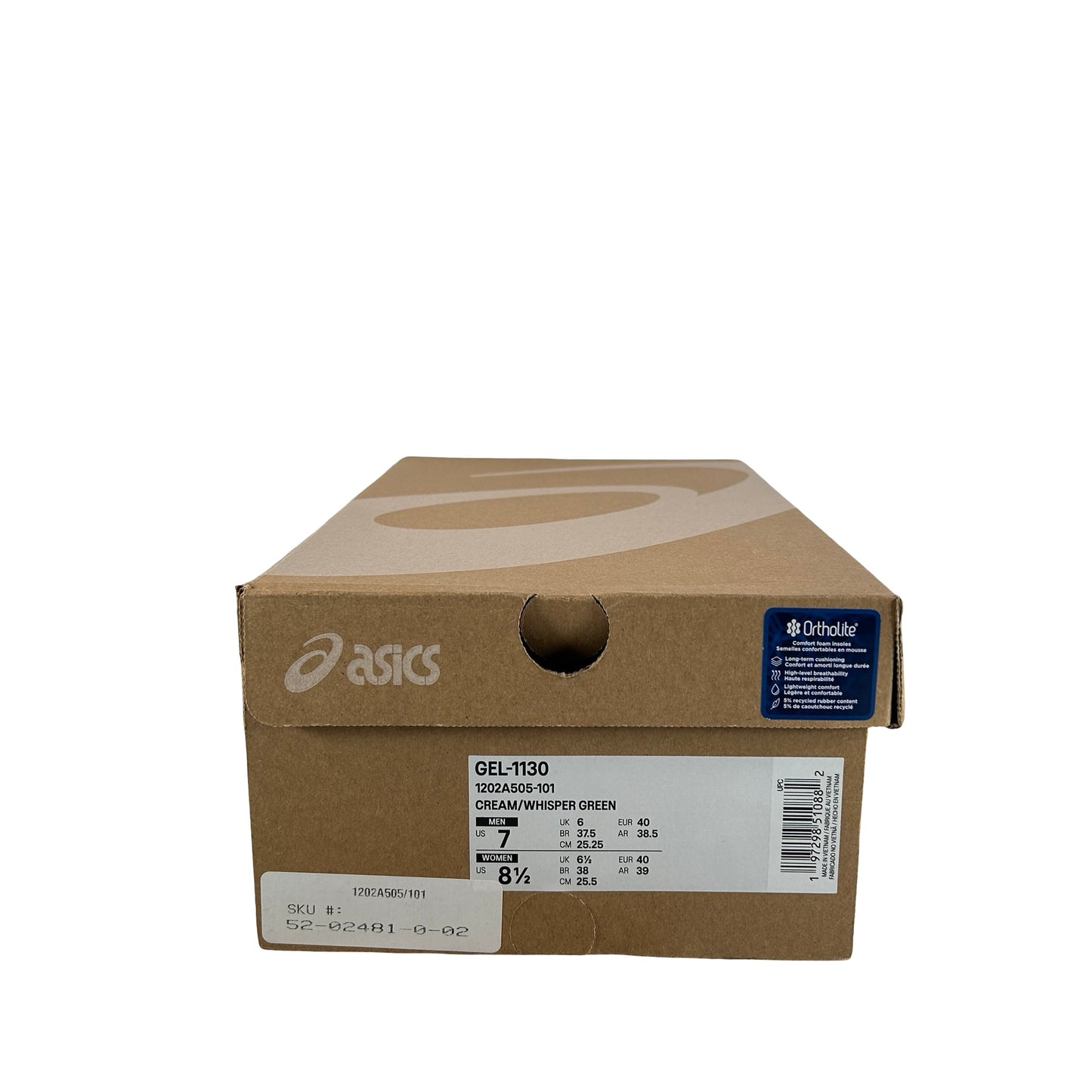 1202A505 101 ASICS Gel-1130 Silver Pack Green (Women's) [USED] - 8.5 W / 7 M (Used)
