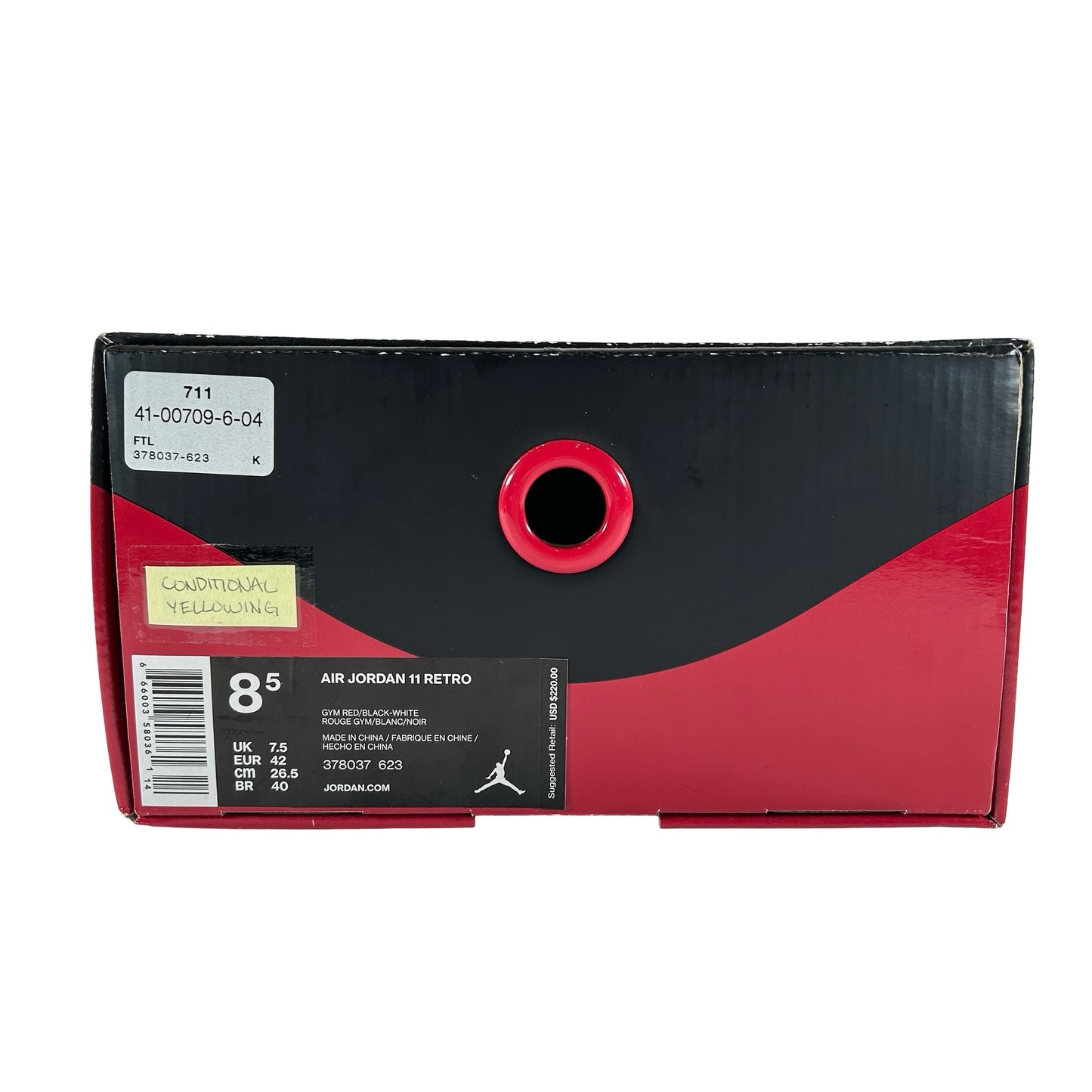 378037 623 Jordan 11 Retro Win Like 96 [CONDITIONAL] - 8.5 M (Yellowing)