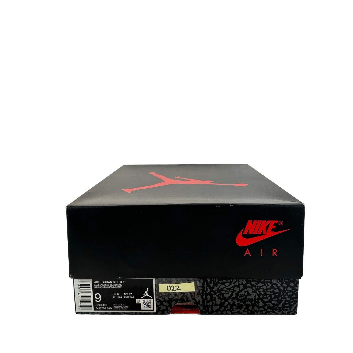 DN3707 010 Jordan 3 Retro Black Cement Reimagined (2024) [USED] - 9 M (Used22)