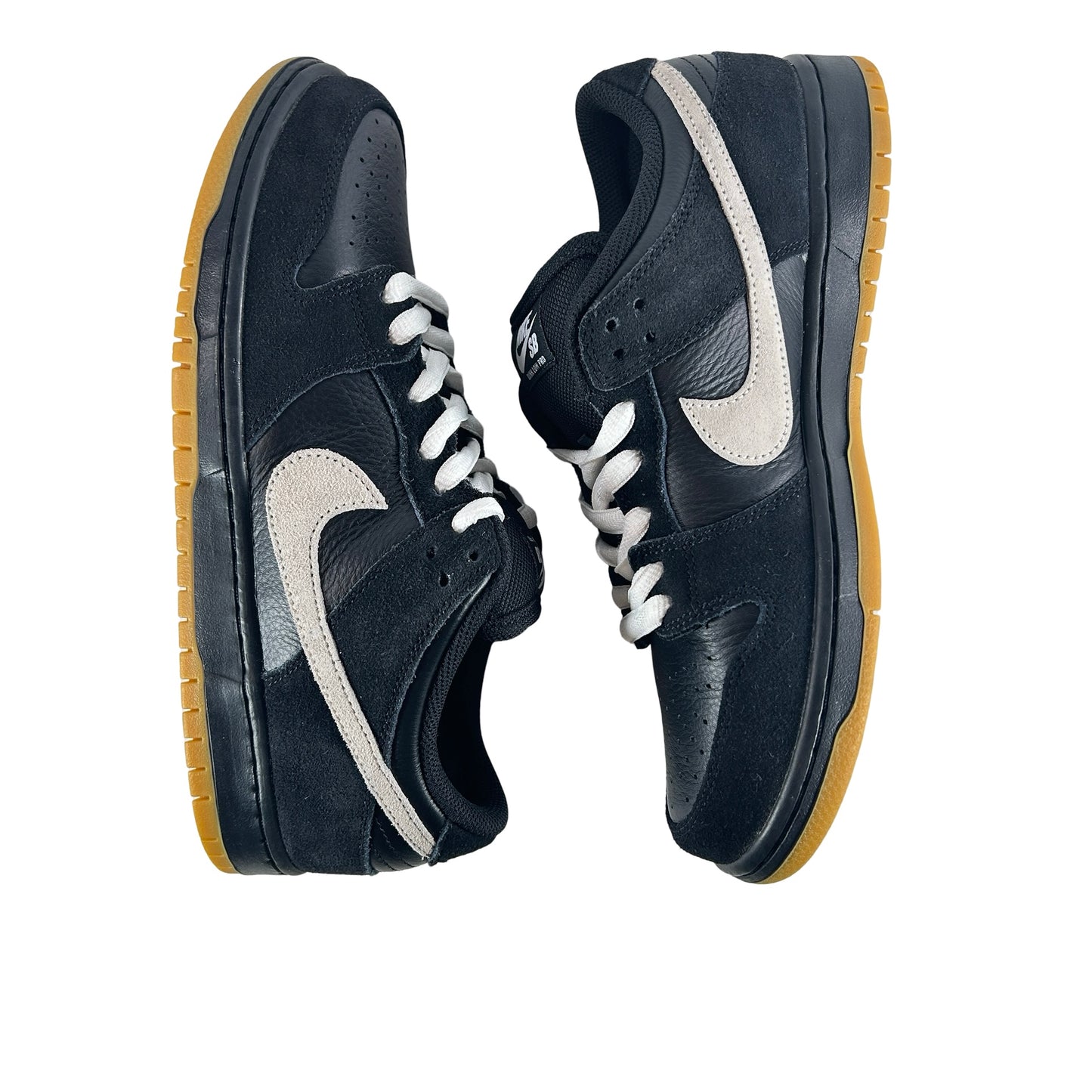 HF3704 003 Nike Dunk Low Pro SB Black White Gum [USED] - 9.5 M (Used)