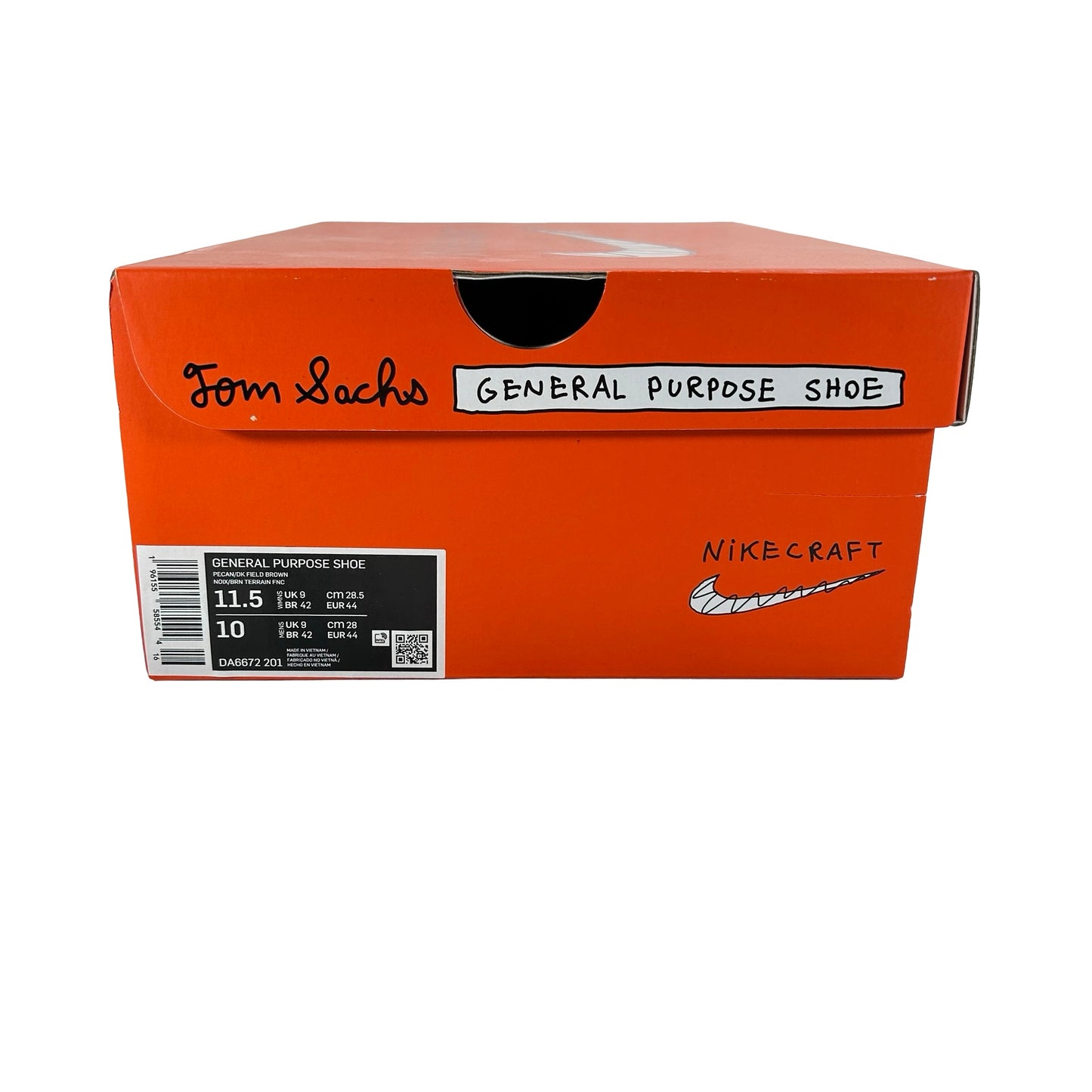 DA6672 201 NikeCraft General Purpose Shoe Tom Sachs Field Brown [USED] - 11.5W (Used)