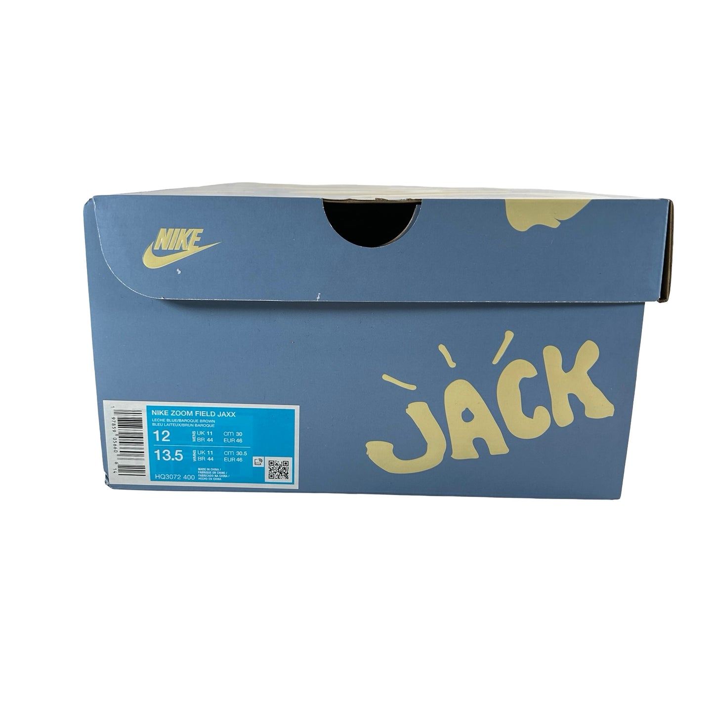 HQ3072 400 Nike Zoom Field Jaxx Travis Scott Leche Blue [USED] - 12 M (VNDS)