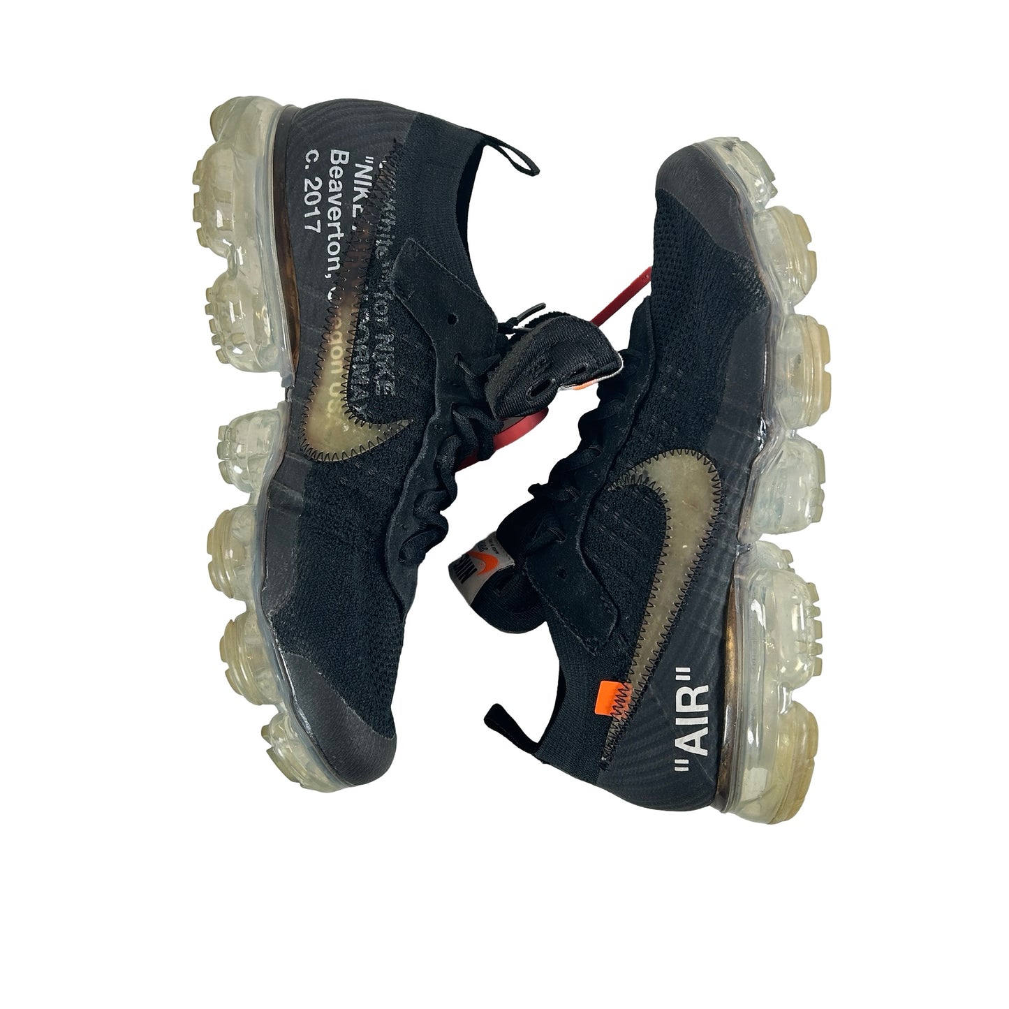 AA3831 002 Nike Air VaporMax Off-White Black (2018) [USED] - 9 M (Used)