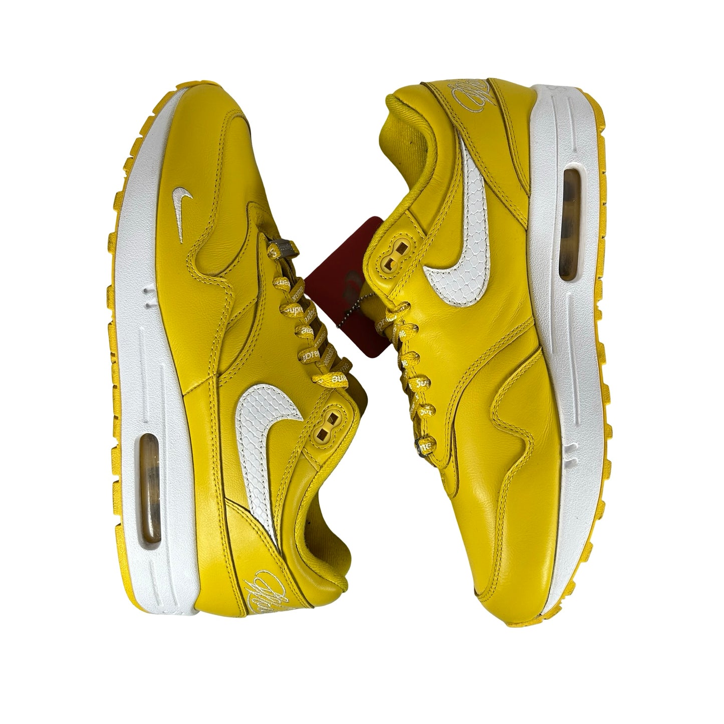HF8813 700 Nike Air Max 1 '87 SP Supreme Speed Yellow [USED] - 10 M (Used)