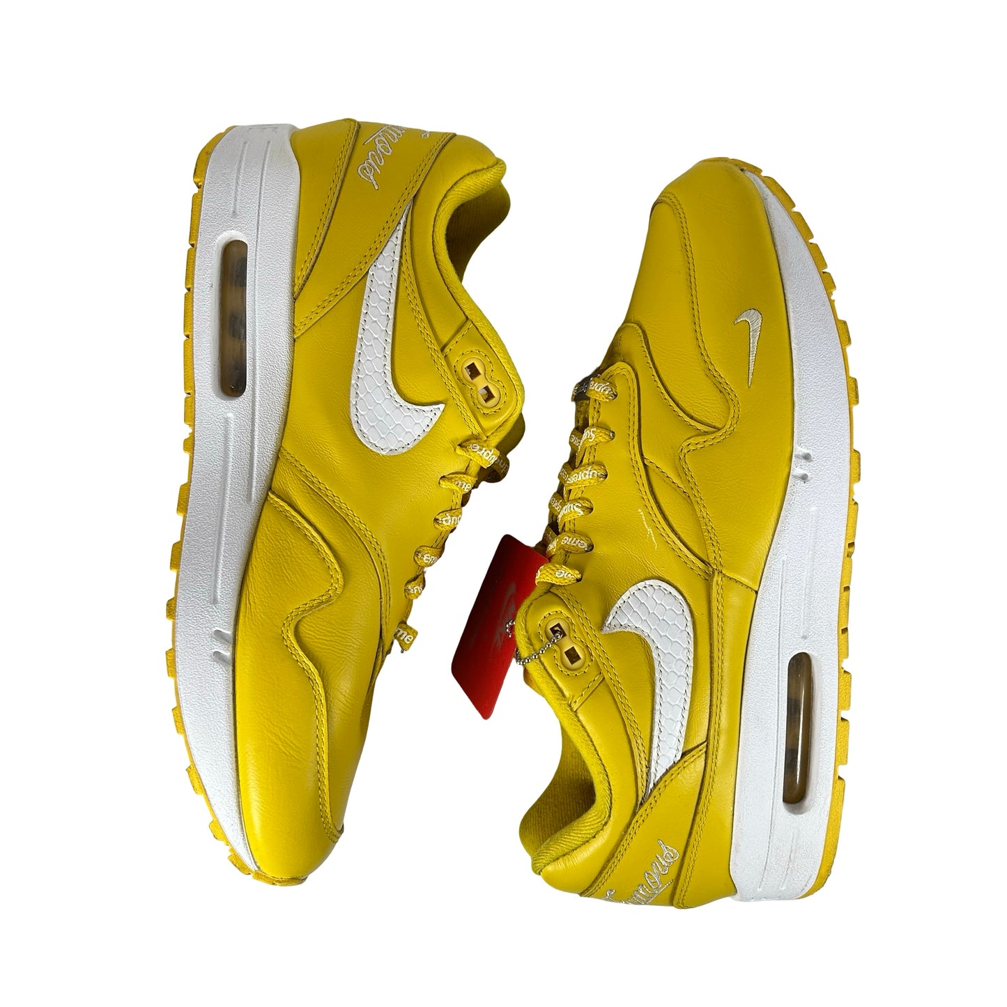 HF8813 700 Nike Air Max 1 '87 SP Supreme Speed Yellow [USED] - 10 M (Used)