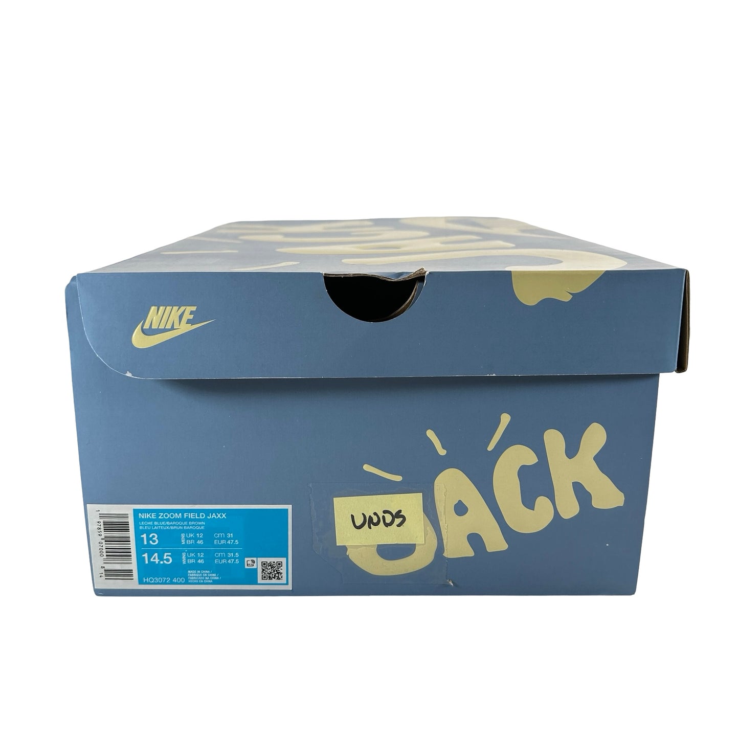 HQ3072 400 Nike Zoom Field Jaxx Travis Scott Leche Blue [USED] - 13 M (VNDS)