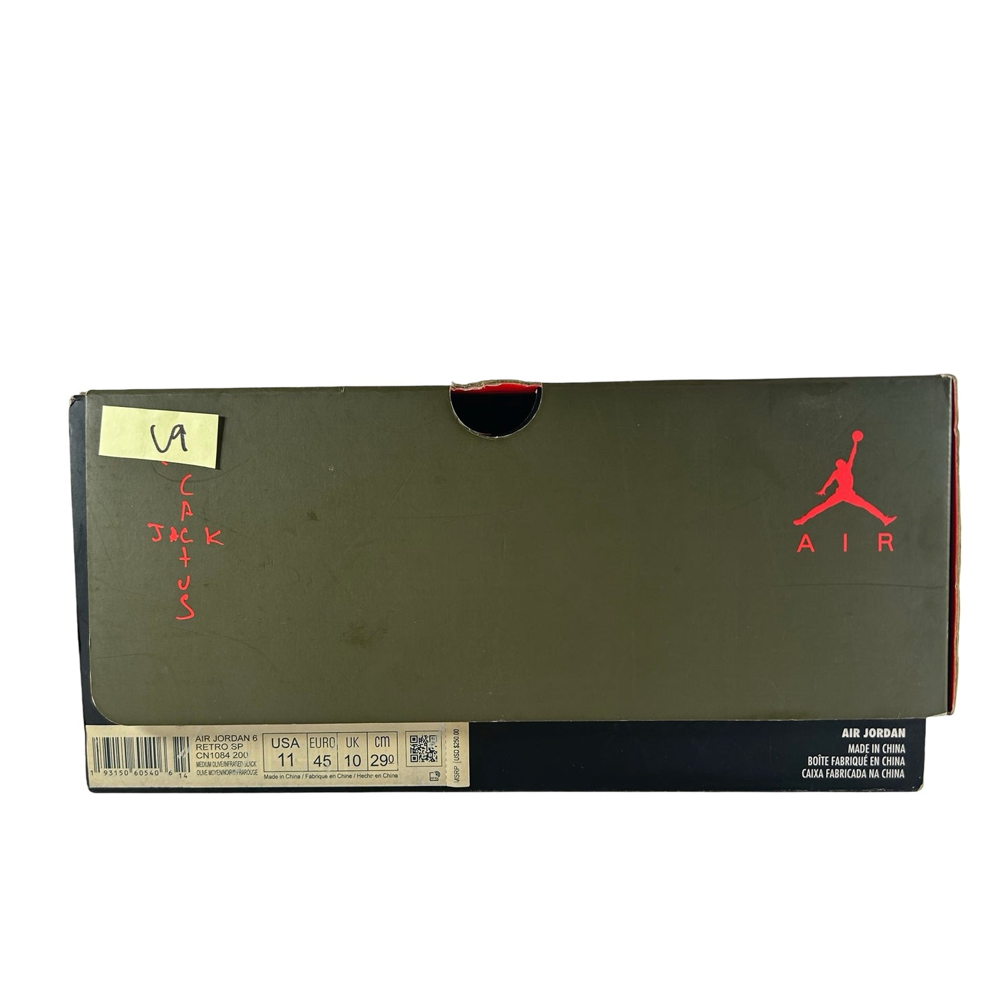 CN1084 200 Jordan 6 Retro Travis Scott [USED] - 11 M (Used9)