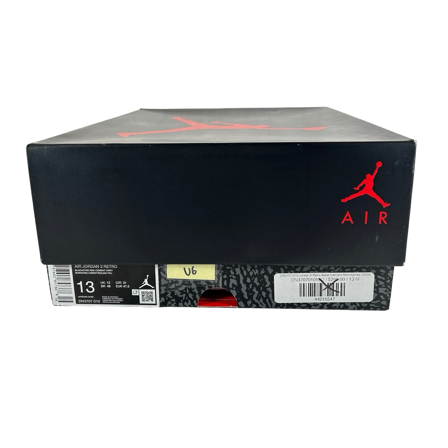 DN3707 010 Jordan 3 Retro Black Cement Reimagined (2024) [USED] - 13 (Used6)