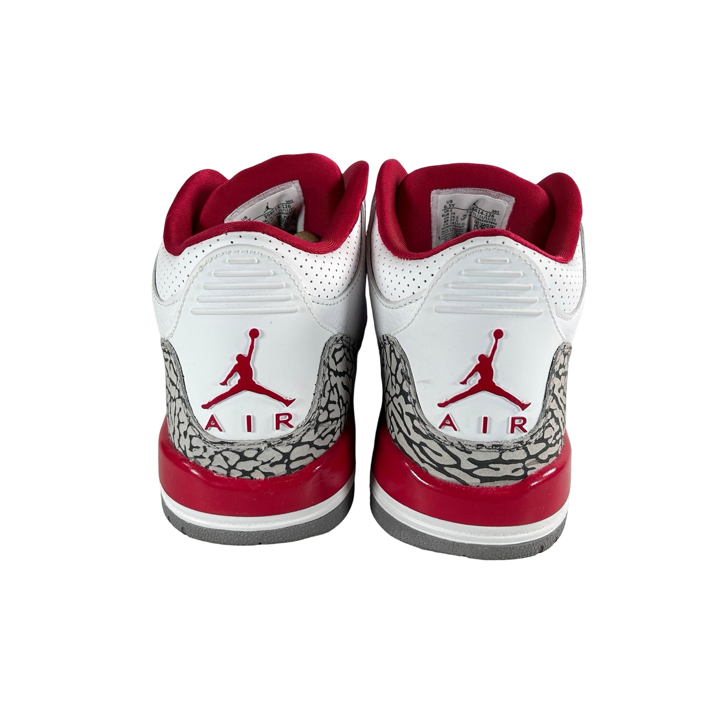 398614 126 Jordan 3 Retro Cardinal (GS) [USED] - 6.5 Y (Used2)