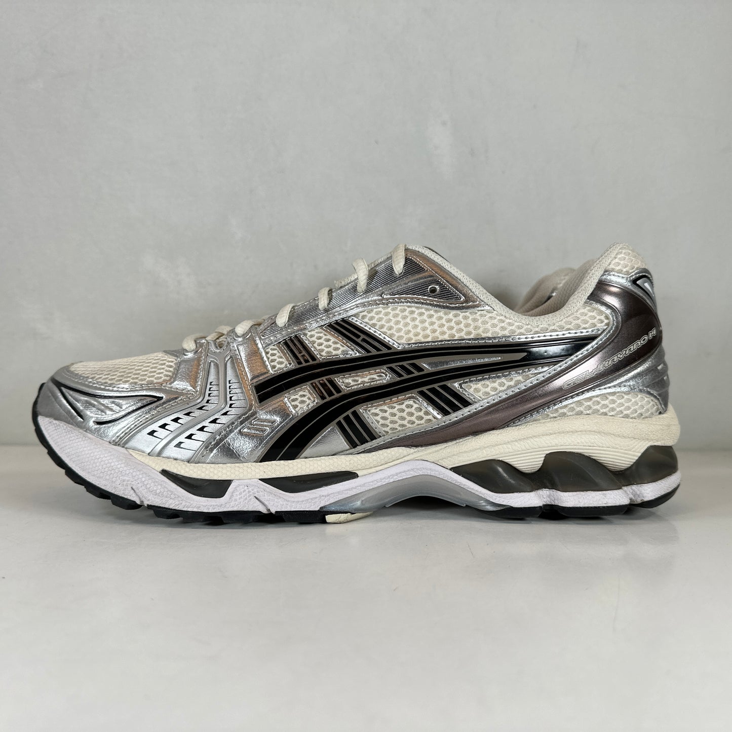 1201A019 108 ASICS Gel-Kayano 14 Cream Black Metallic Plum [USED] - 11.5 M (Used4)