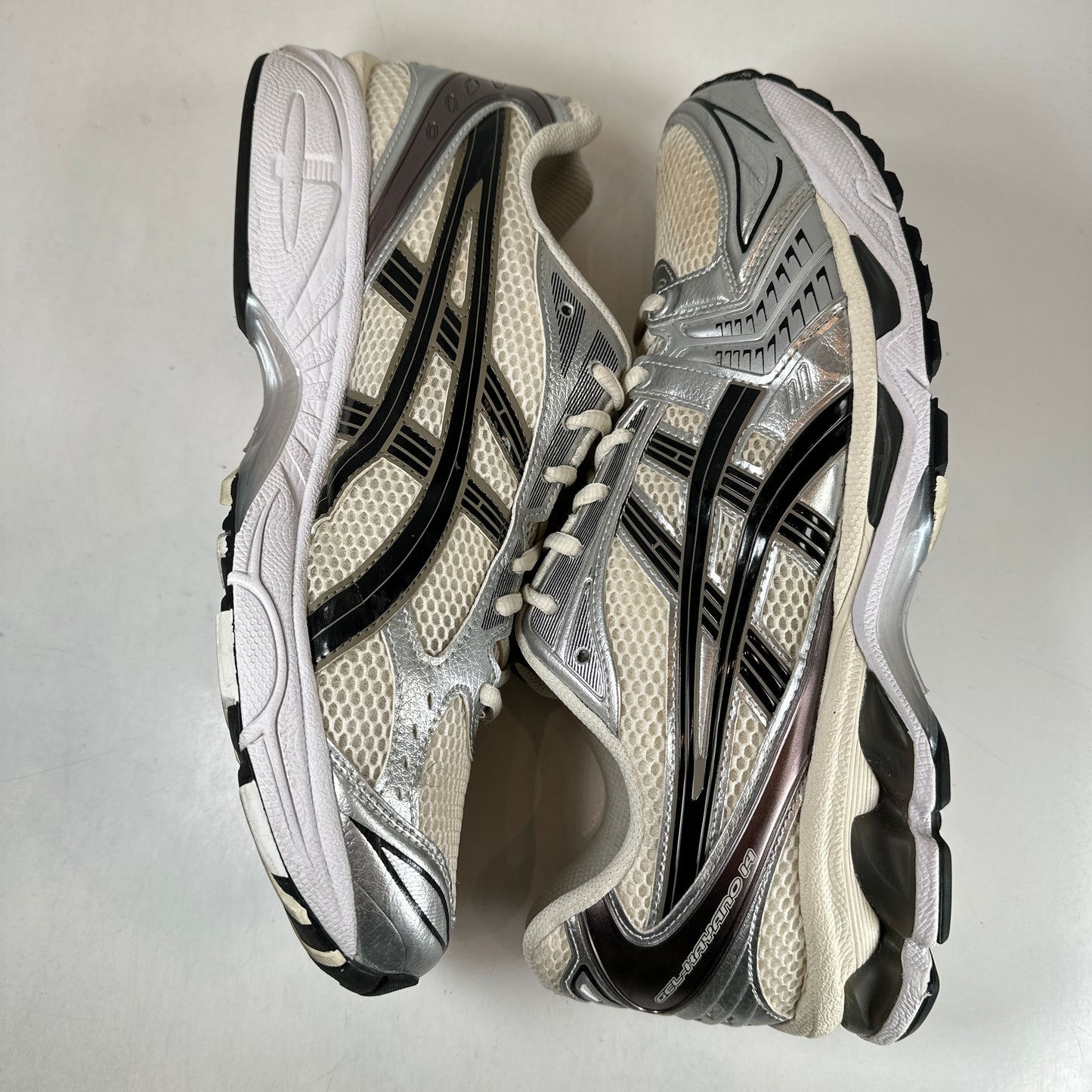 1201A019 108 ASICS Gel-Kayano 14 Cream Black Metallic Plum [USED] - 11.5 M (Used4)