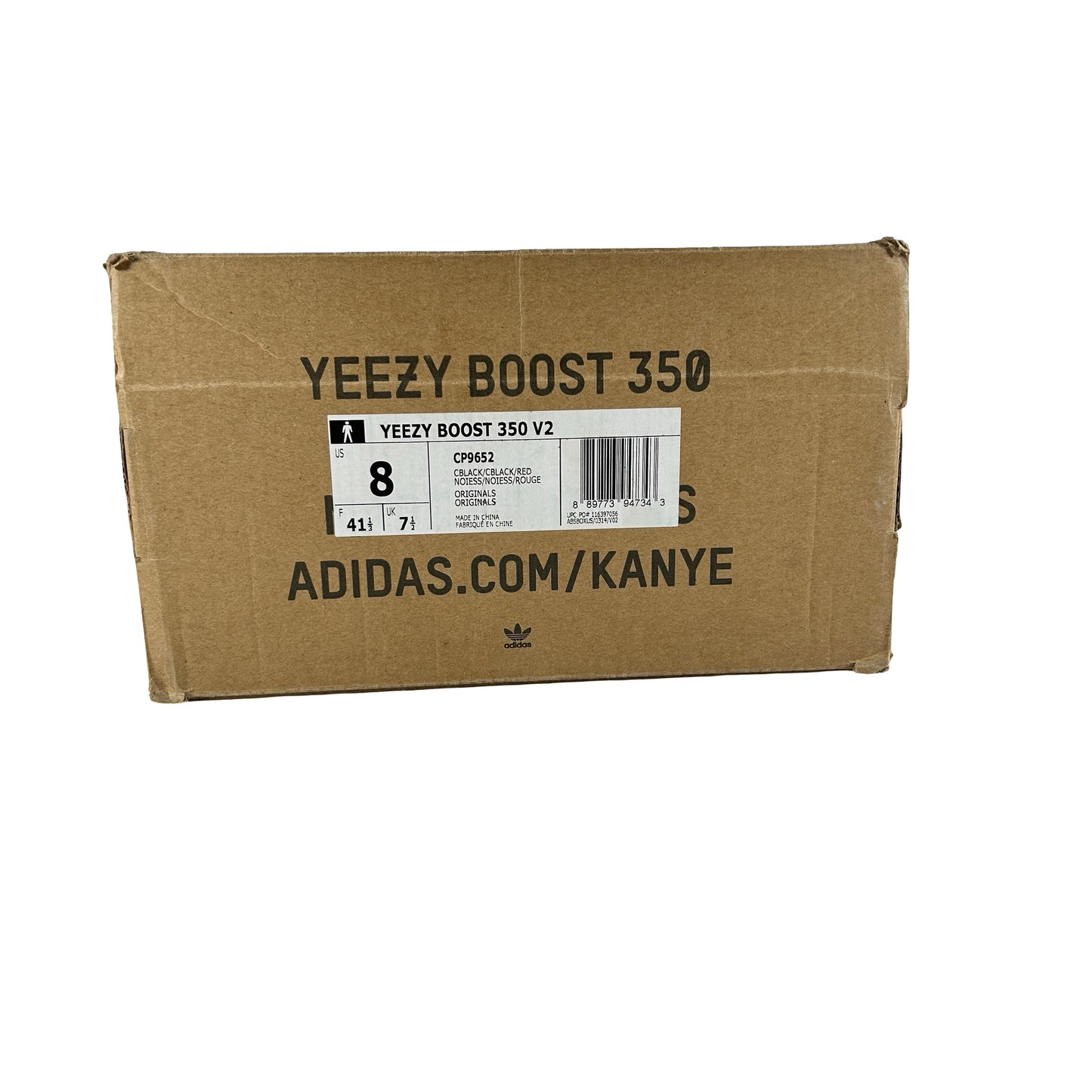 CP9652 Yeezy 350 V2 Bred [USED] - 8 M (Used)