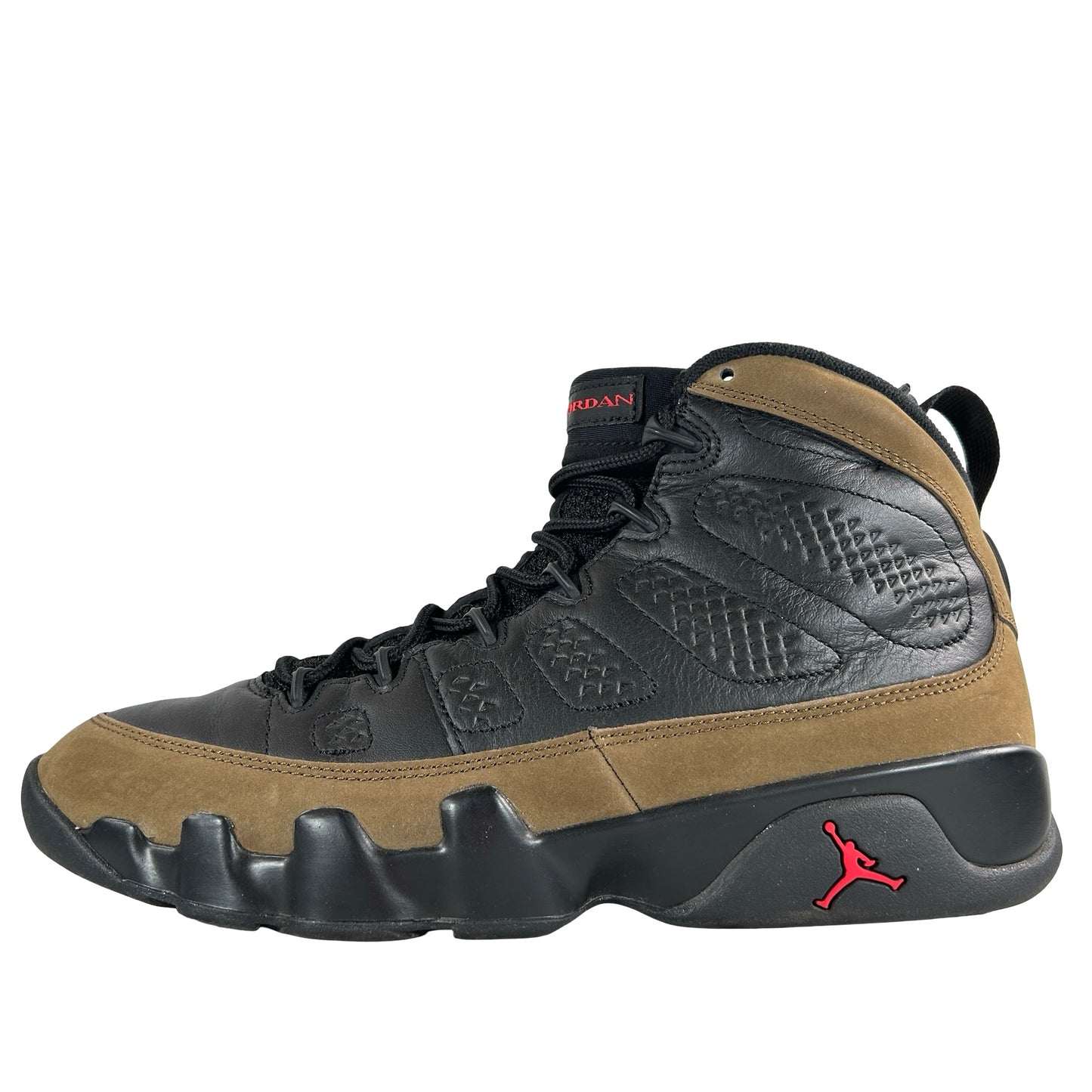 HV4794 030 Air Jordan 9 Retro Olive (2024) [USED] - 8.5 M (Used10)