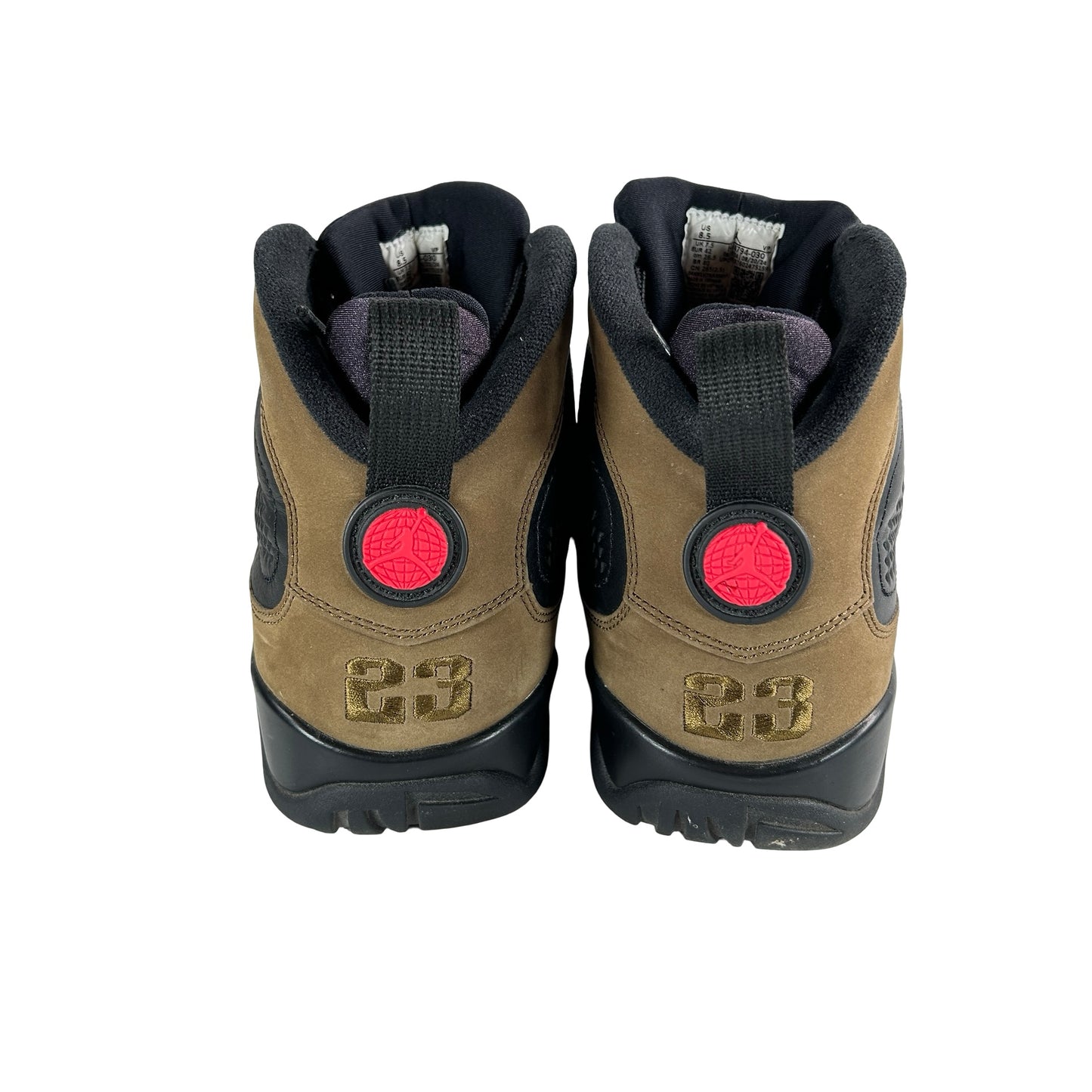HV4794 030 Air Jordan 9 Retro Olive (2024) [USED] - 8.5 M (Used10)