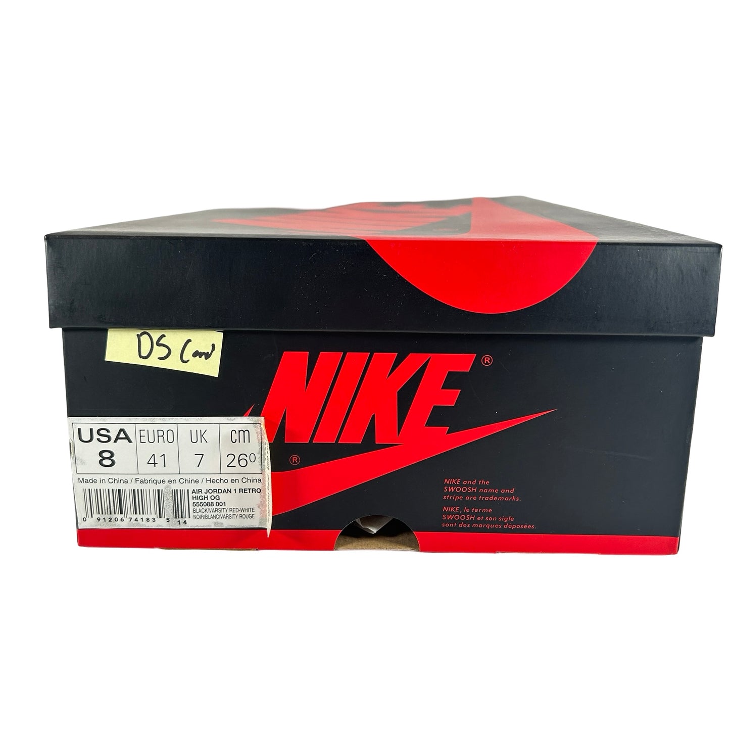 555088 001 Jordan 1 Retro High Bred Banned (2016) [CONDITIONAL] - 8 M (Yellowing midsoles)